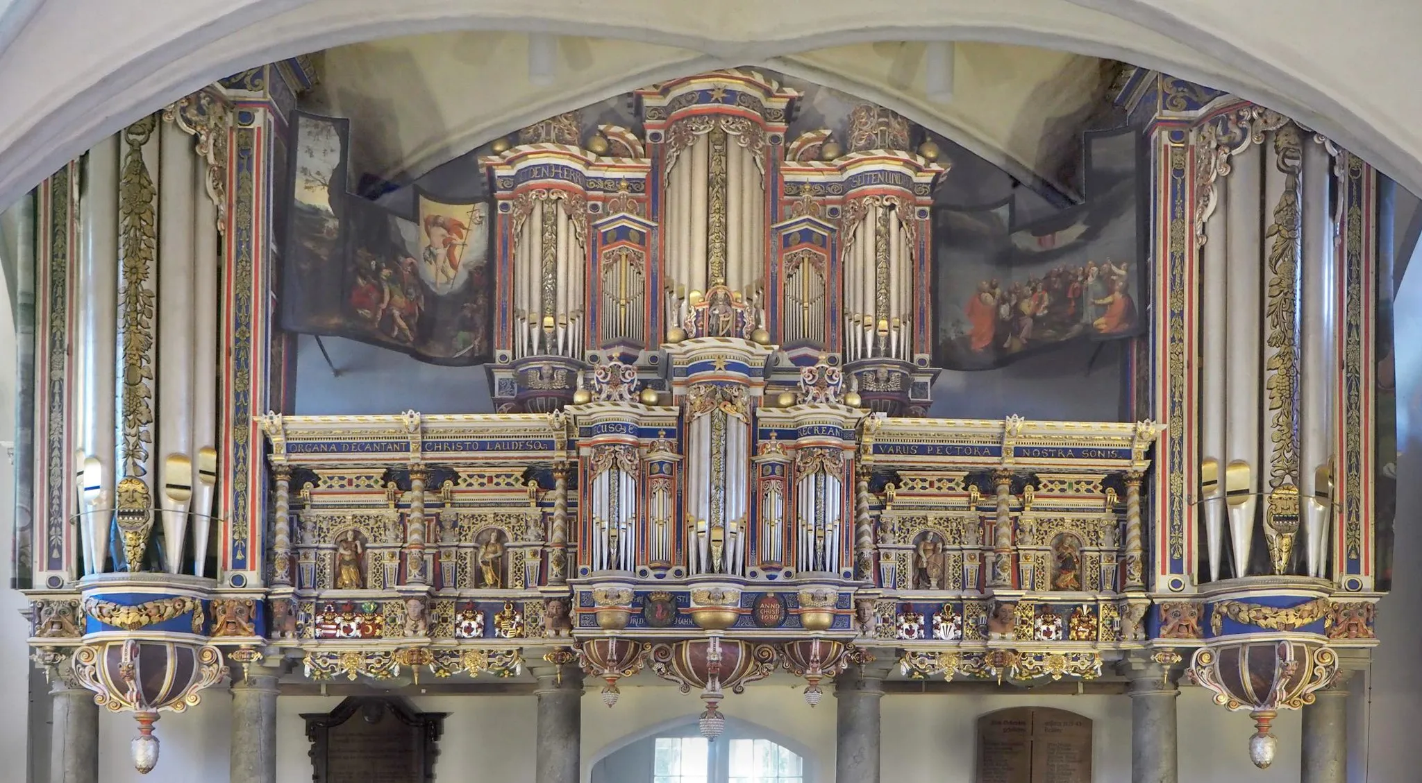 Photo showing: Mecklenburg-Vorpommern, Basedow, Kirche, Orgel, Foto: September 2015
