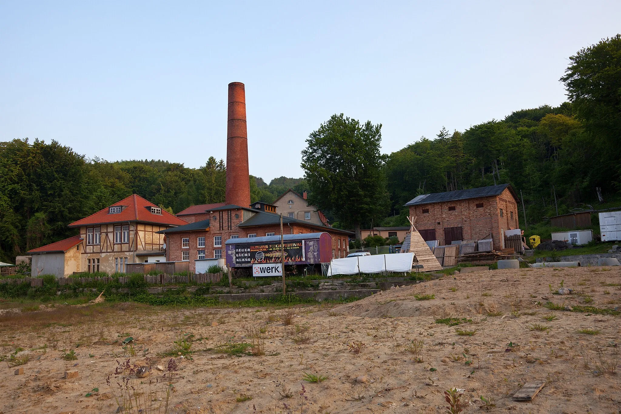 Photo showing: Sassnitz, former power station, Stubbenkammerstraße