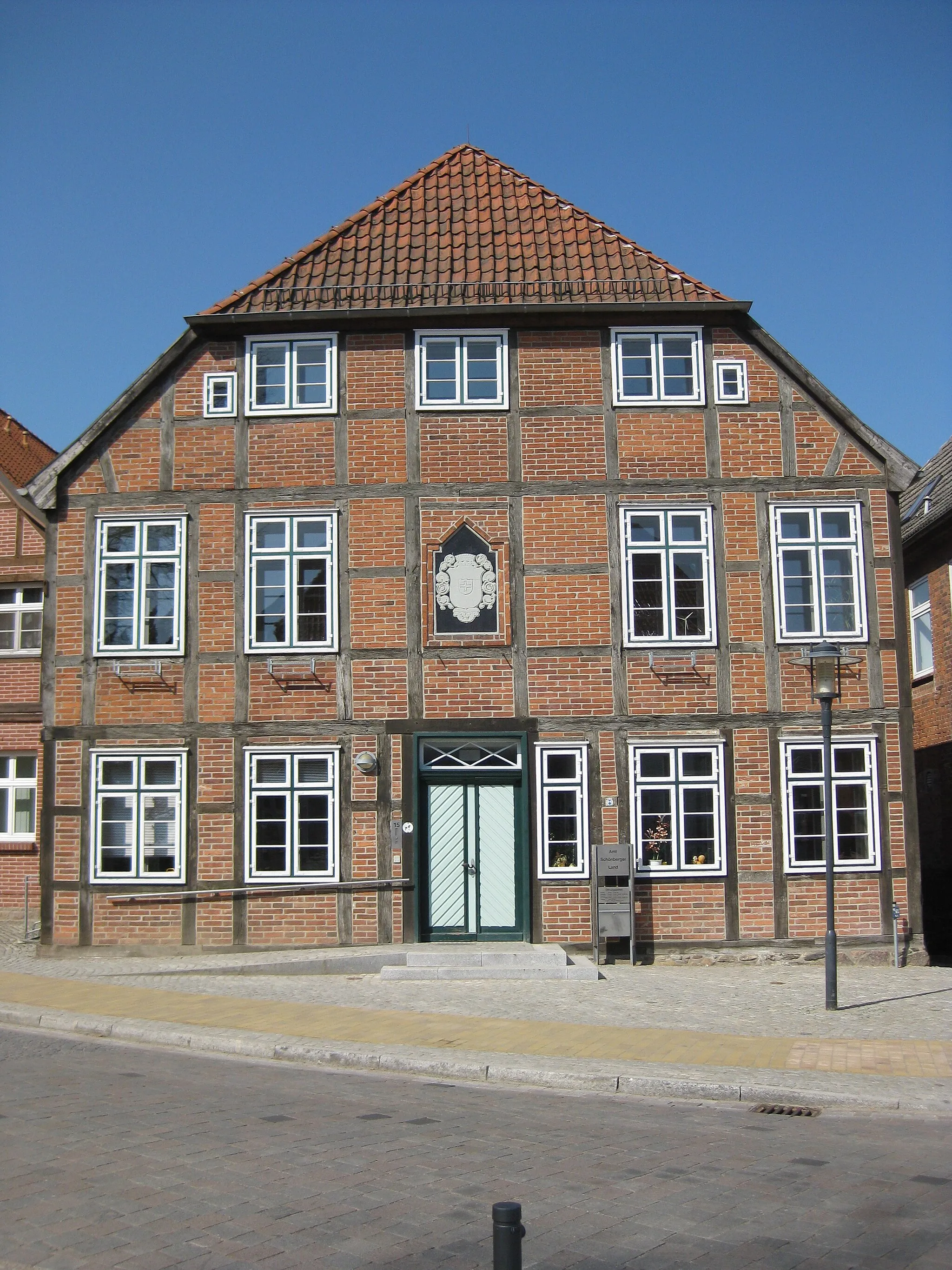Photo showing: Verwaltungsgebäude Amt Schönberger Land in Schönberg (Mecklenburg)