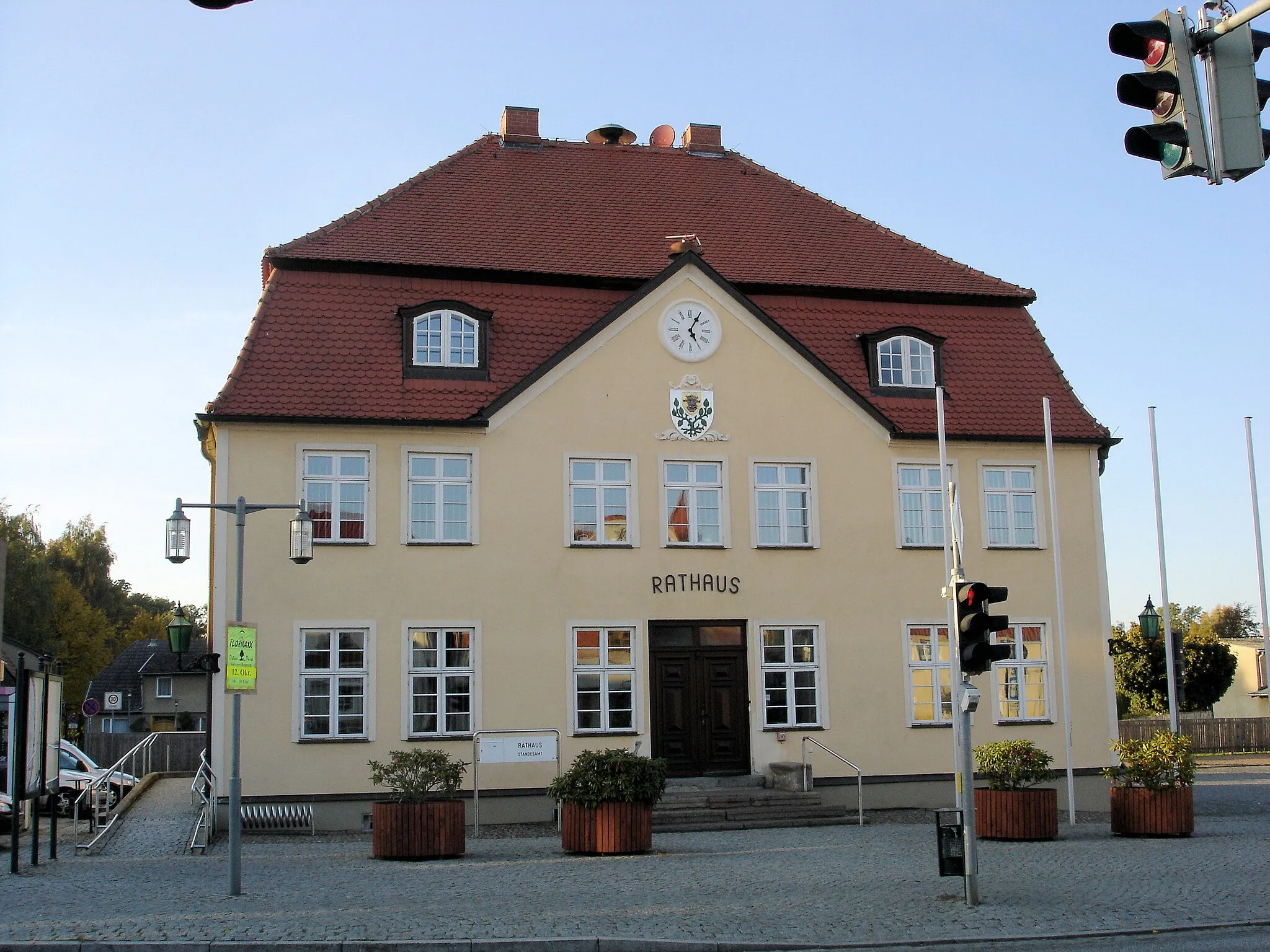 Photo showing: Town hall in Neubukow, Mecklenburg, Germany