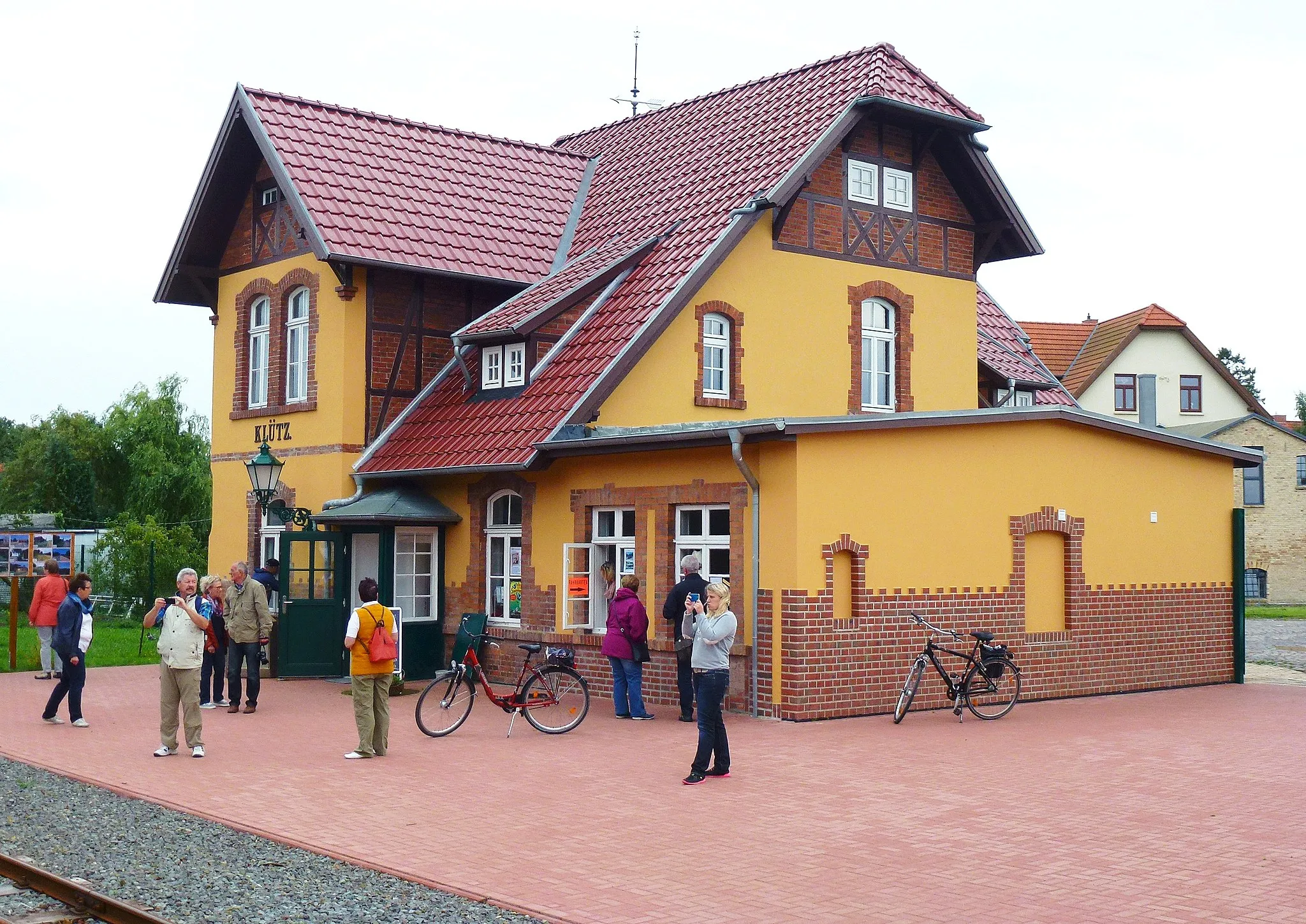 Photo showing: Klützer Schalspurbahn, Bahnhof Klütz