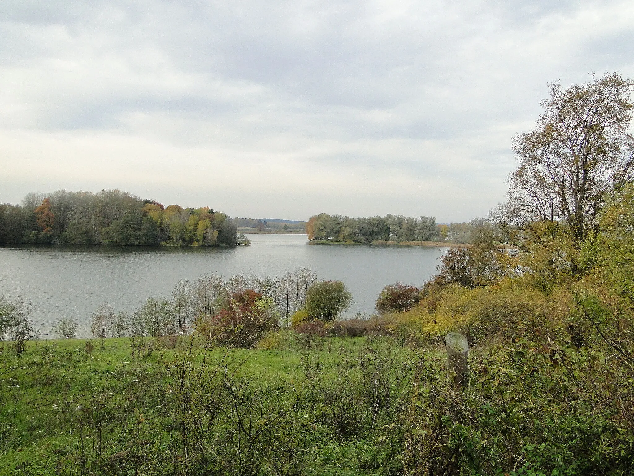 Photo showing: Lake Rödliner See in Groß Schönfeld, district Mecklenburg-Strelitz, Mecklenburg-Vorpommern, Germany