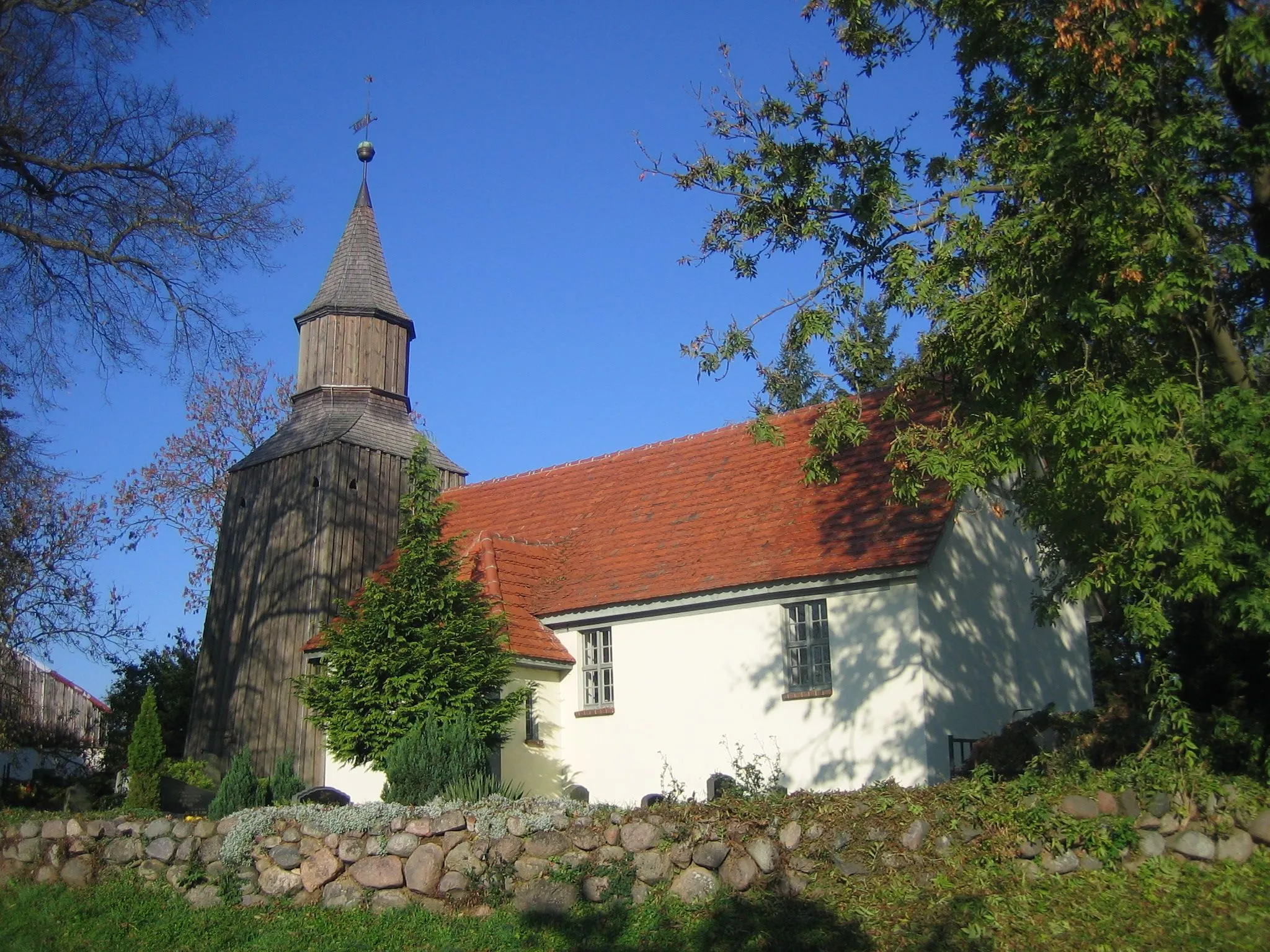 Photo showing: Dorfkirche Lebbin, Ortsteil der Gemeine Groß Teetzleben, Landkreis Mecklenburgische Seenplatte