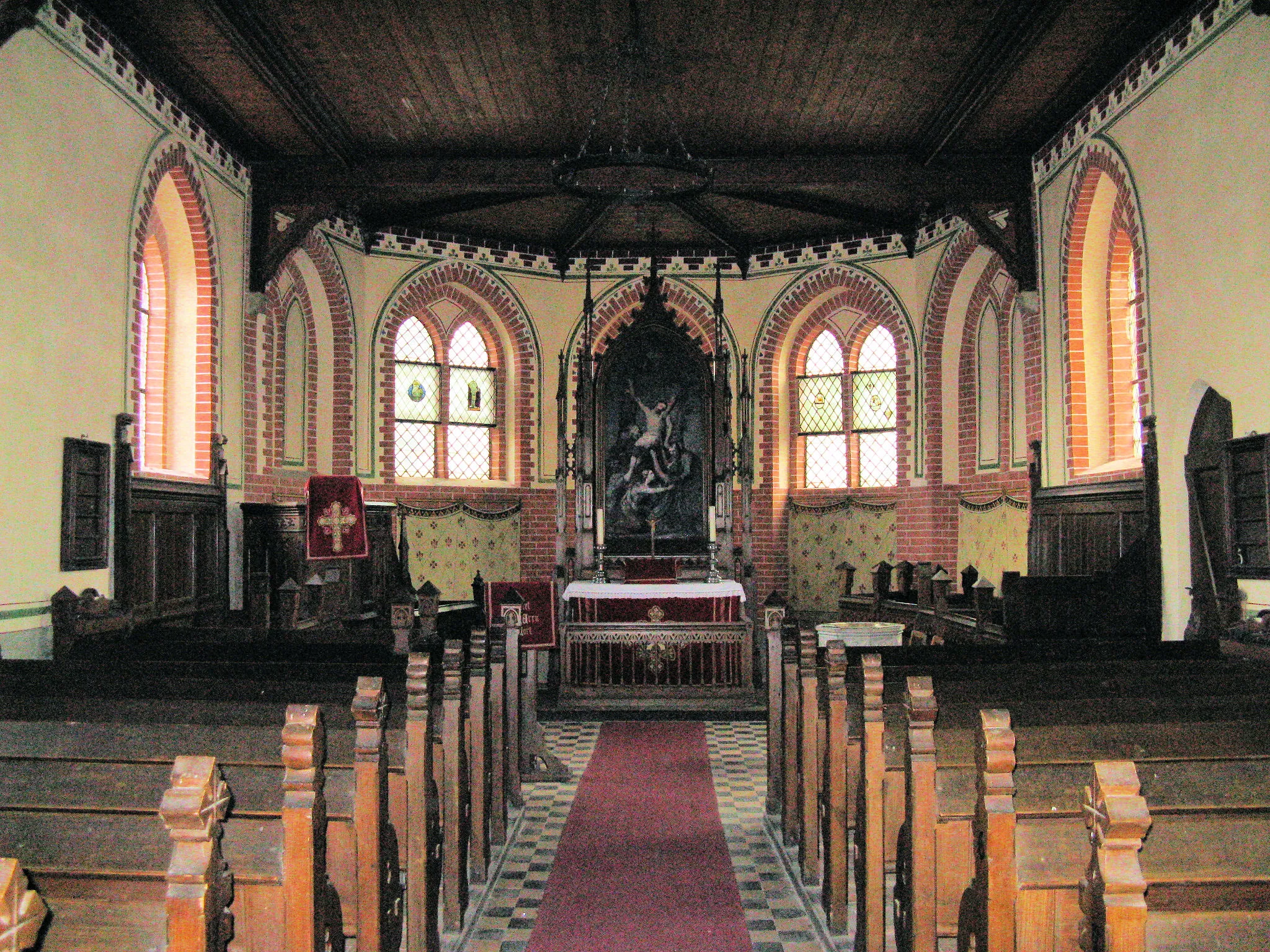 Photo showing: Church in Bäbelin, Mecklenburg-Vorpommern, Germany