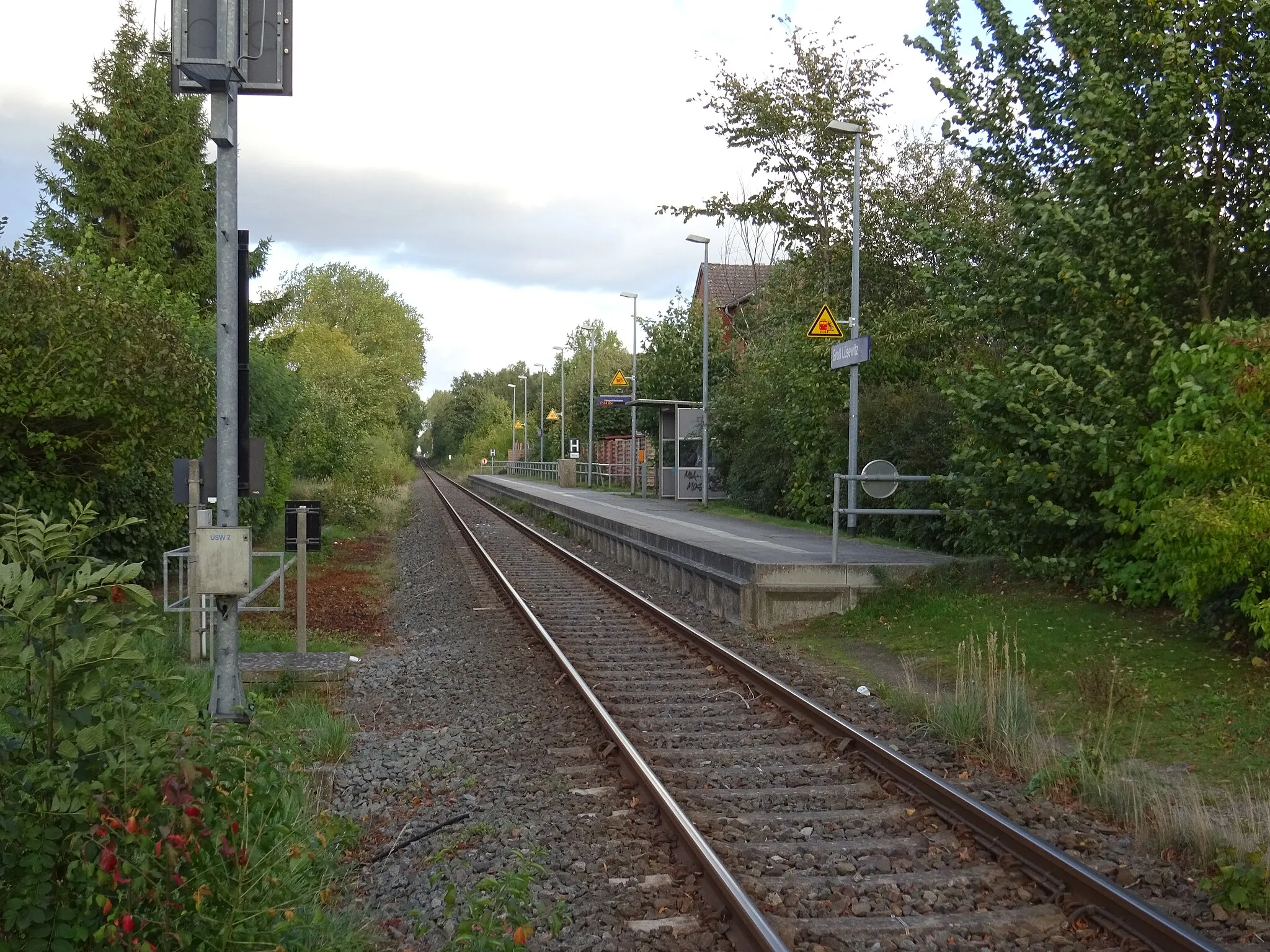 Photo showing: Groß Lüsewitz railway station