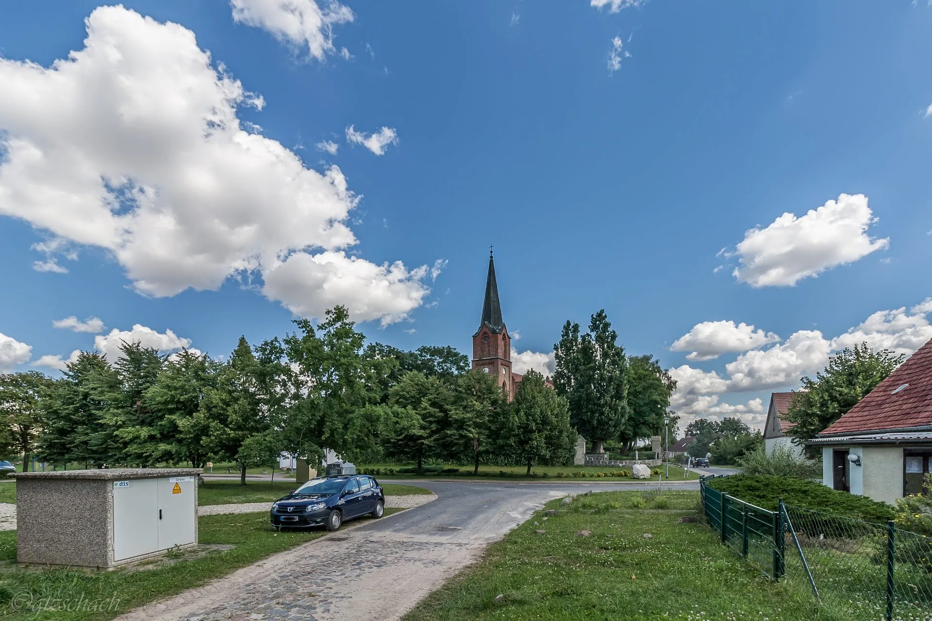 Photo showing: Grünz Dorfstraße