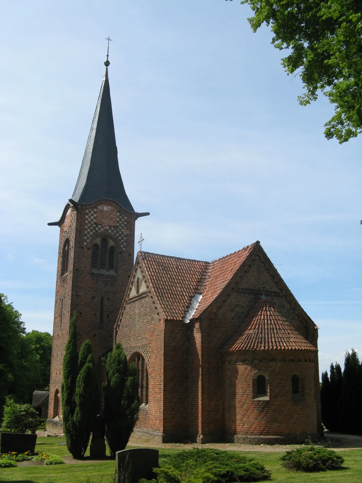 Photo showing: Church in Greven, Mecklenburg-Vorpommern, Germany