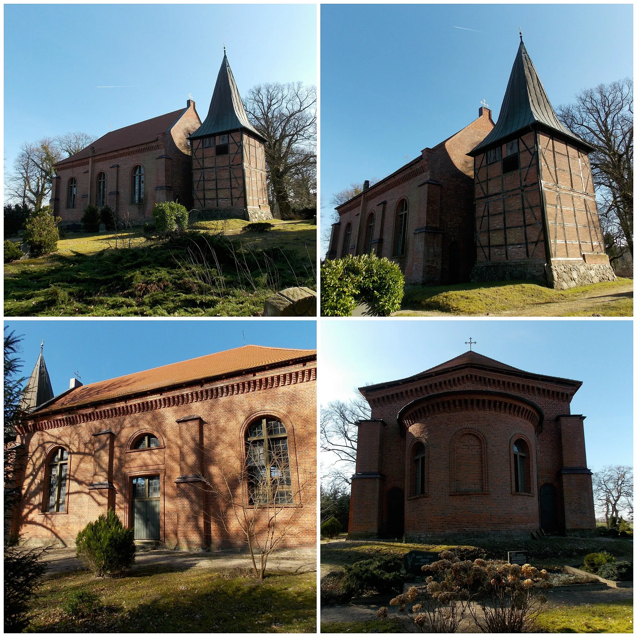 Photo showing: Kirche Granzin bei Boizenburg, Landkreis Ludwigslust Parchim, Mecklenburg Vorpommern