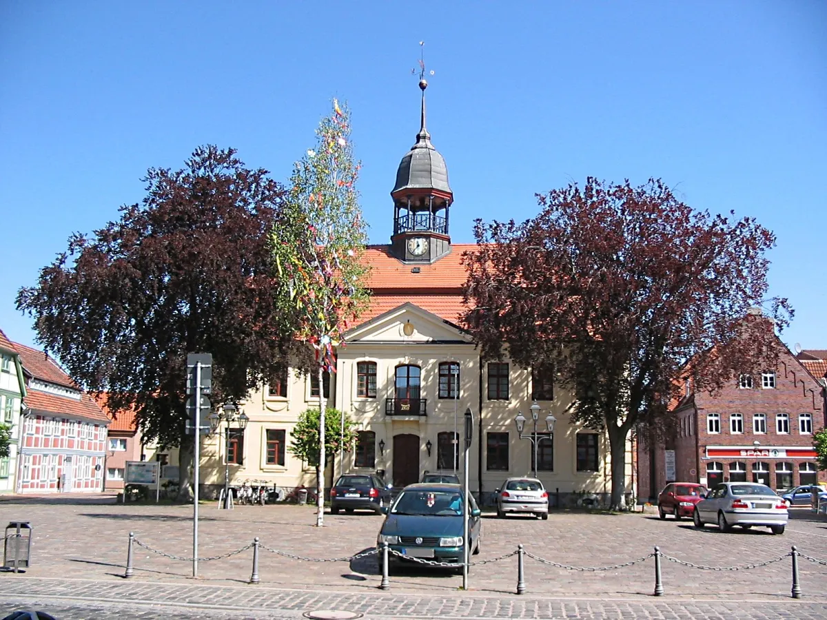 Photo showing: town hall of Neustadt-Glewe, (Germany)