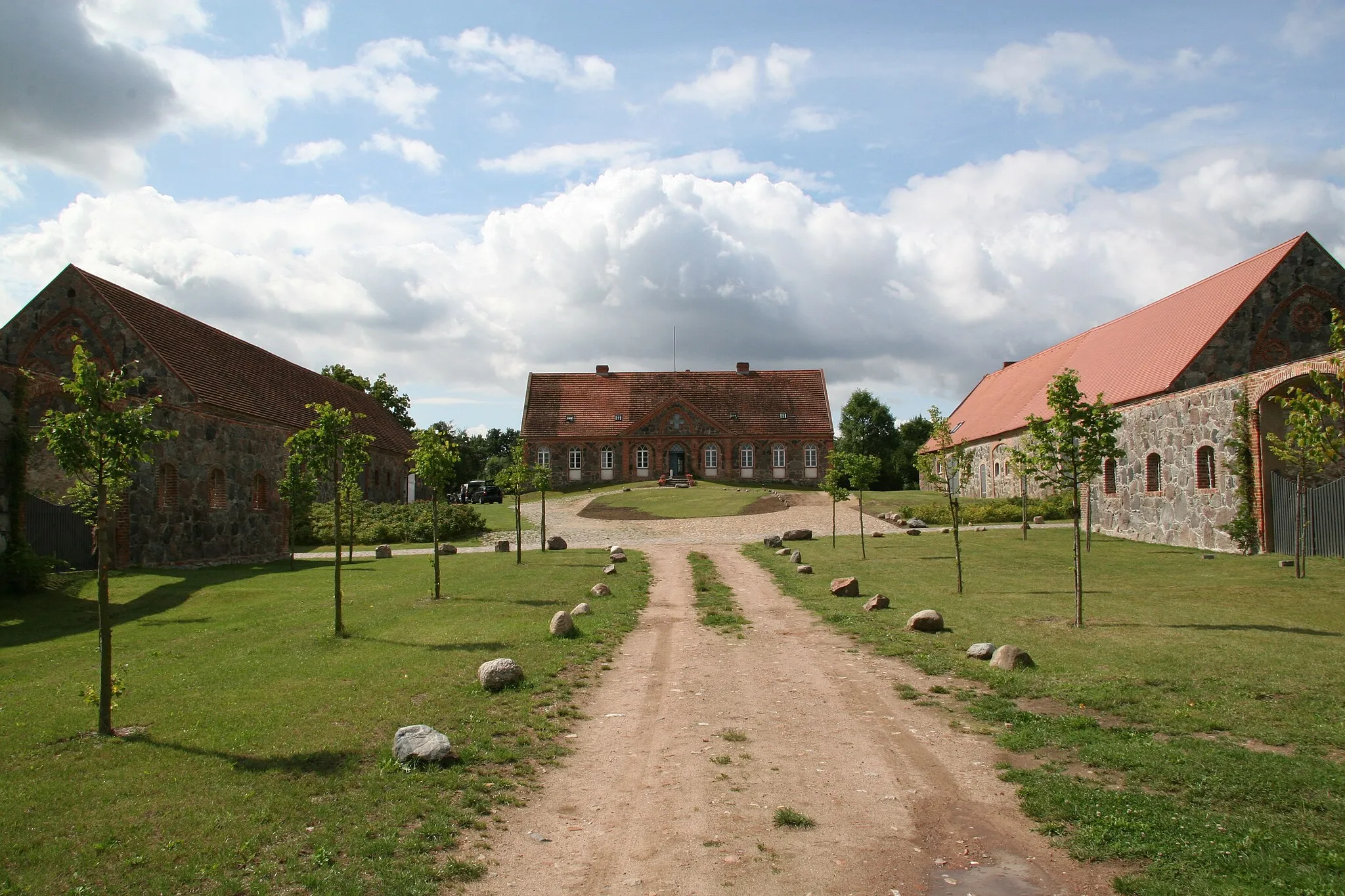 Photo showing: Ansicht des Gutshofs in Bülowssiege