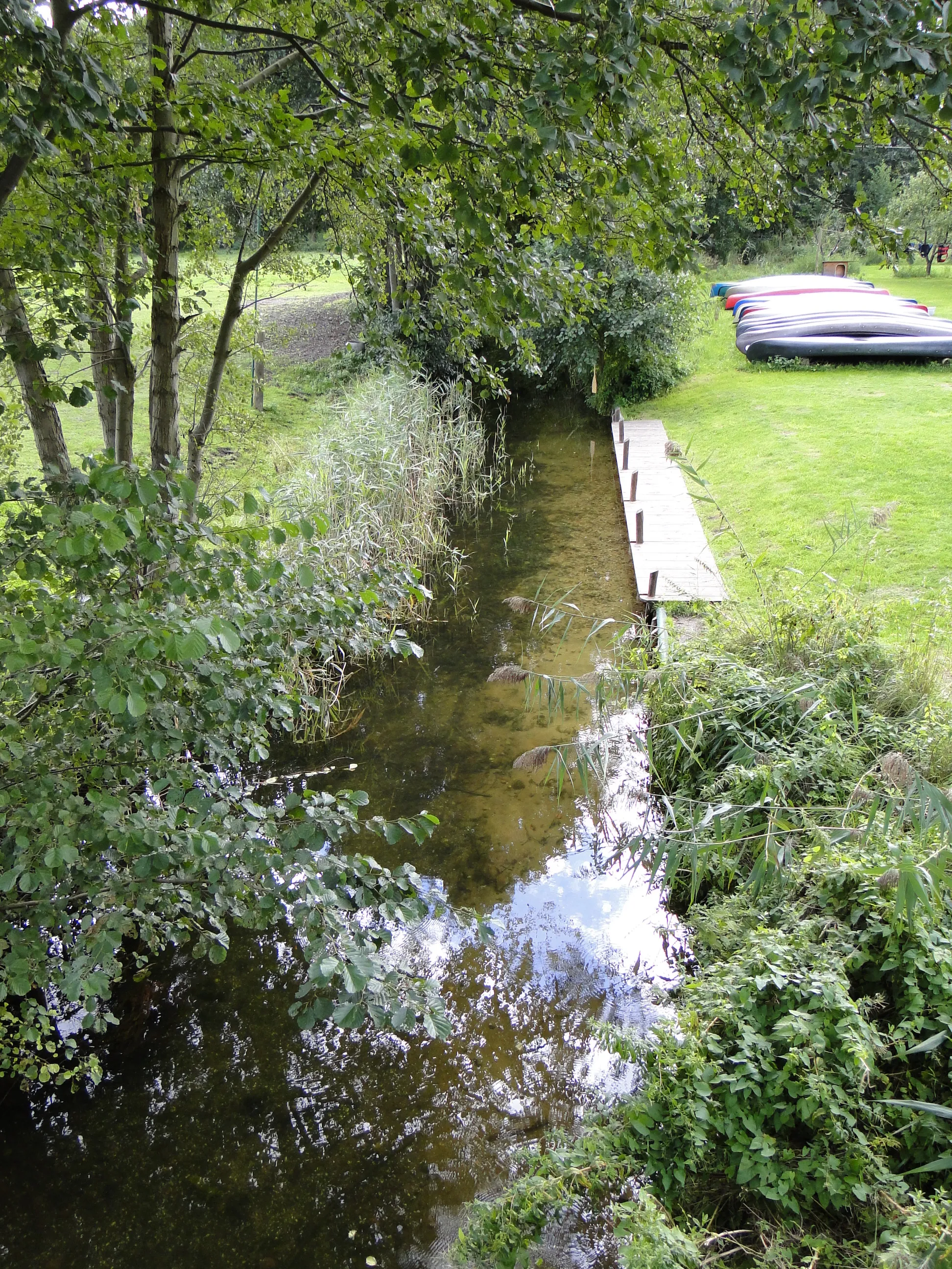 Photo showing: Havel river in Granzin, district Mecklenburg-Strelitz, Mecklenburg-Vorpommern, Germany