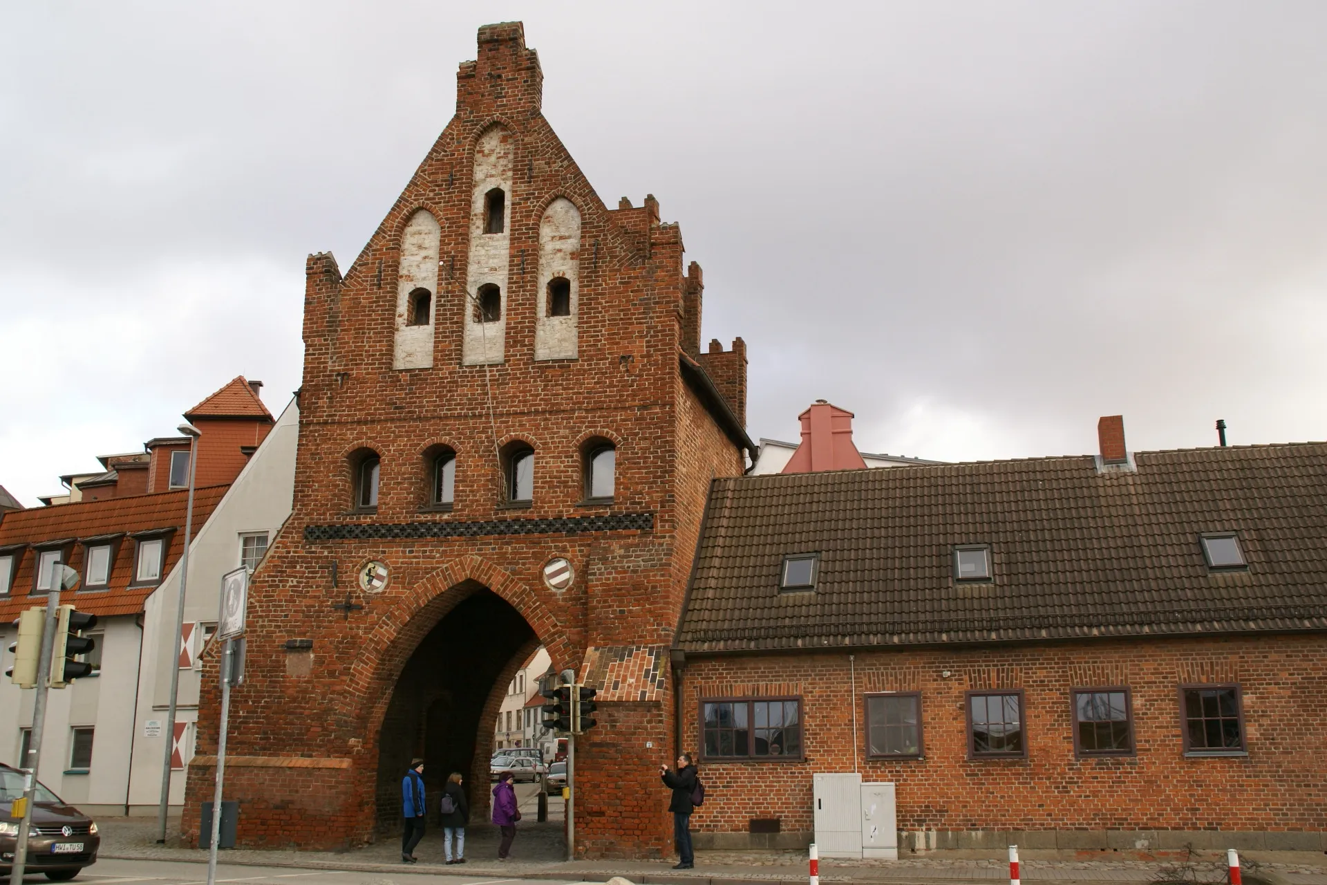 Photo showing: Wassertor (Water Gate) at the old harbour in Wismar, Germany