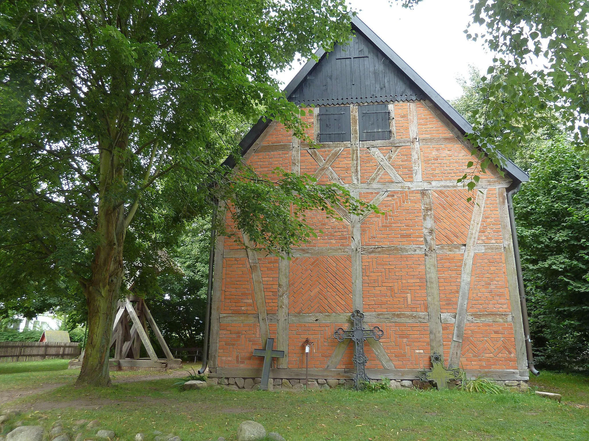 Photo showing: Freilichtmuseum Klockenhagen: Kirche
