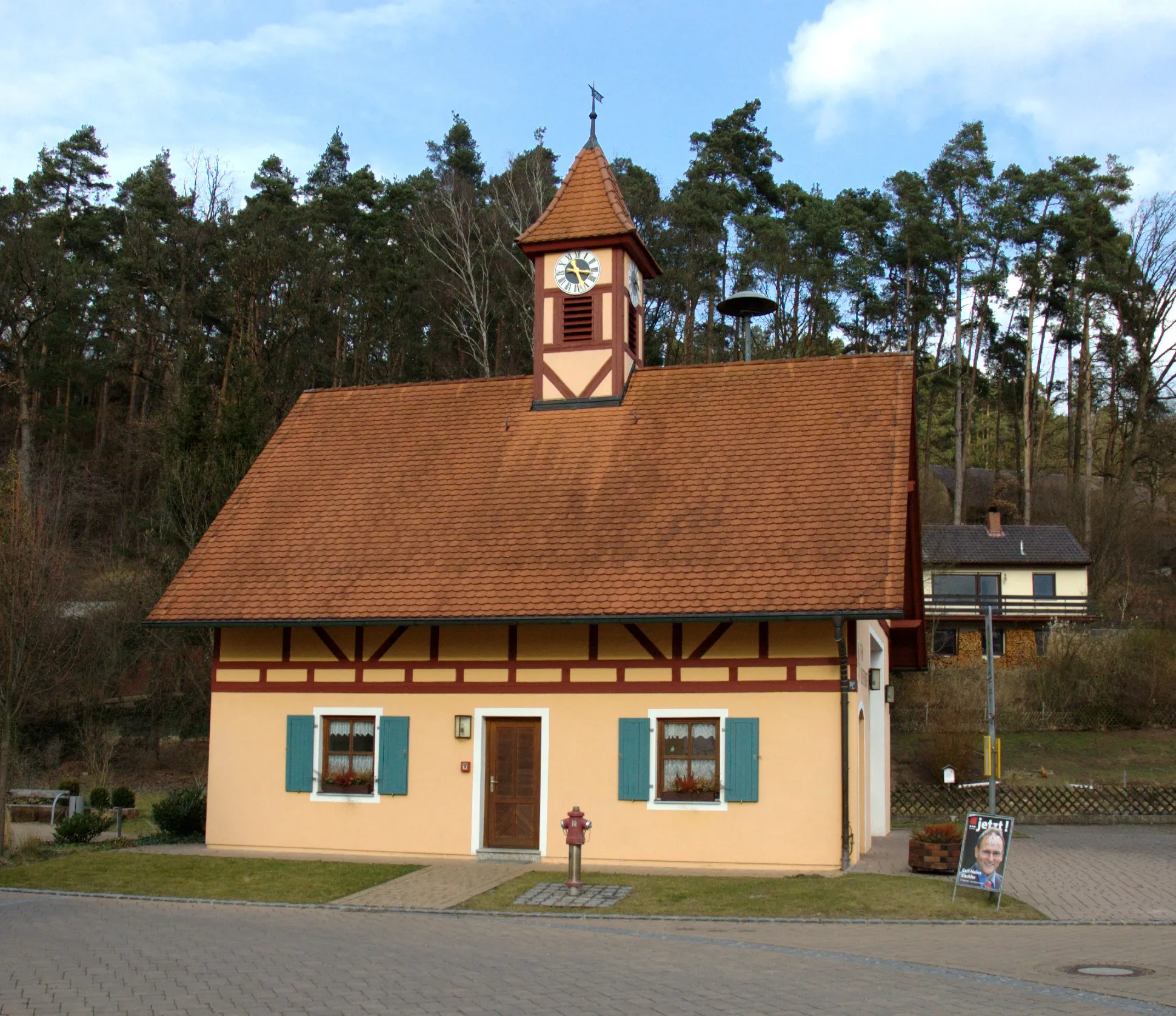 Photo showing: Feuerwehrgerätehaus in Seitendorf