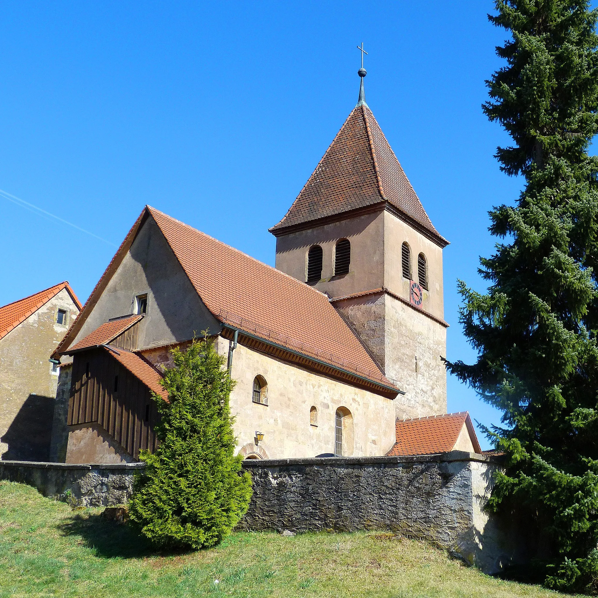 Photo showing: St. Laurentius Kirche in Wernsbach (Windsbach)