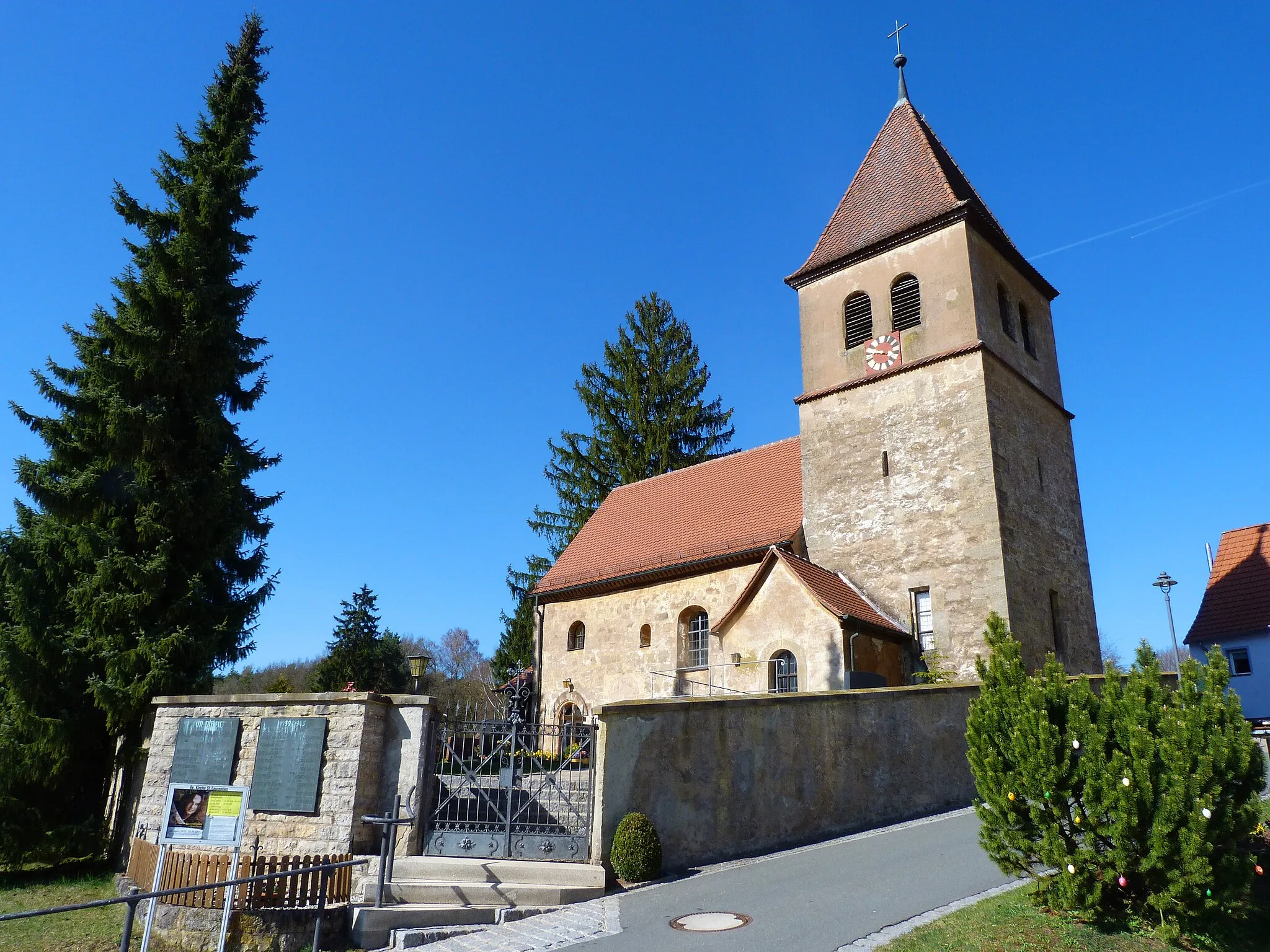 Photo showing: St. Laurentius Kirche in Wernsbach