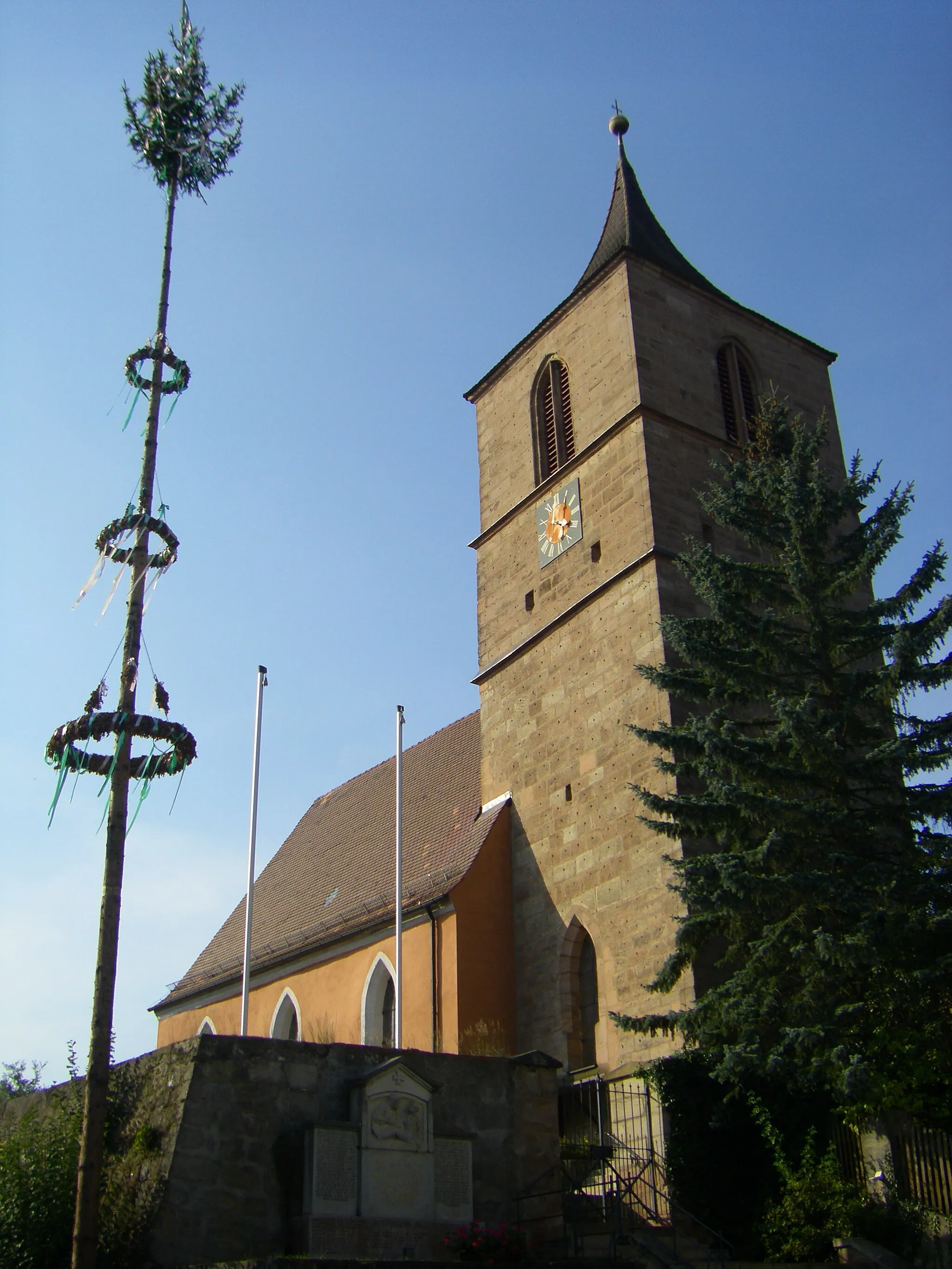 Photo showing: Kirche in Veitsaurach, Windsbach