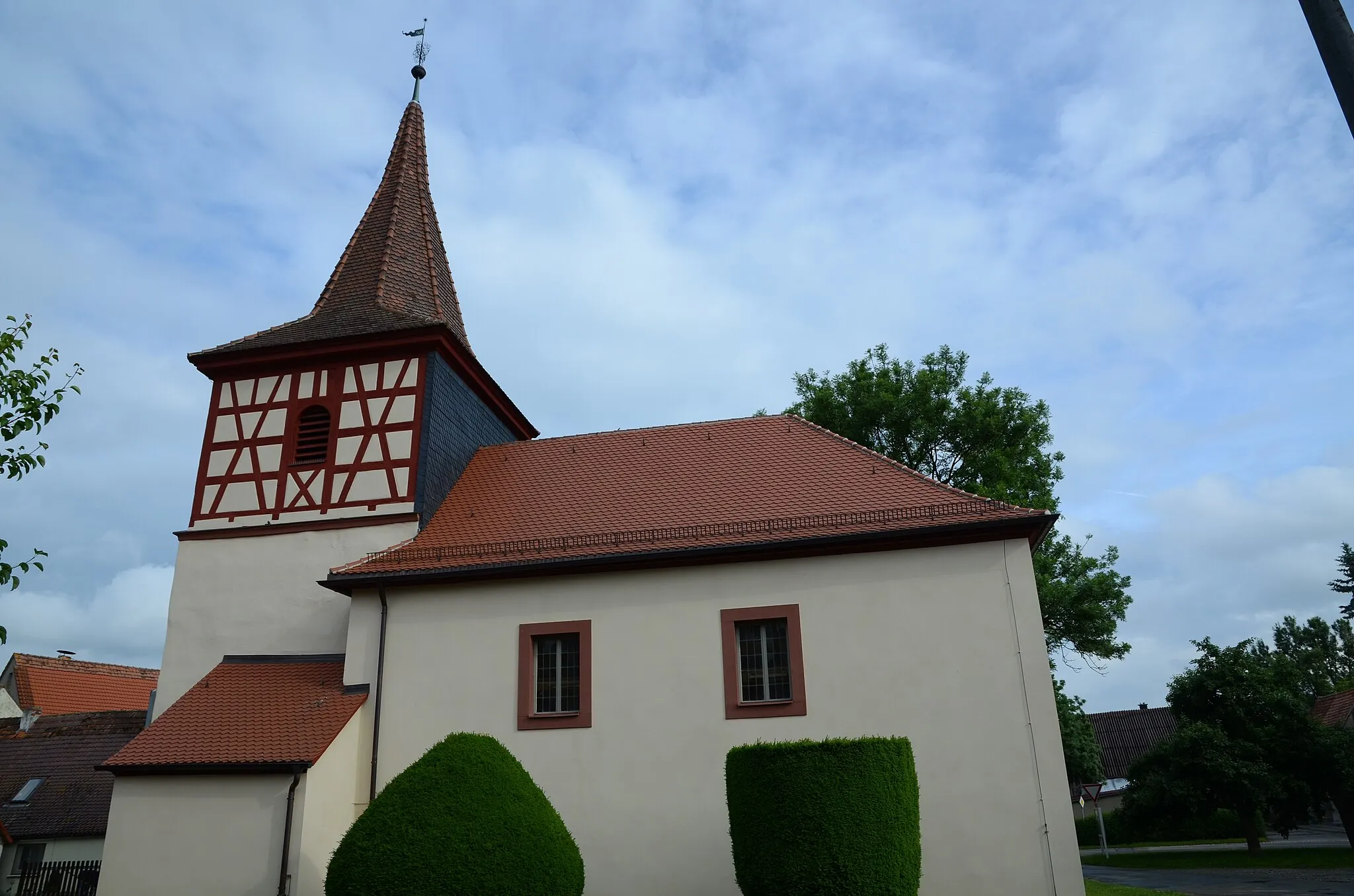 Photo showing: evang.-luth. Kirche in Humprechtsau