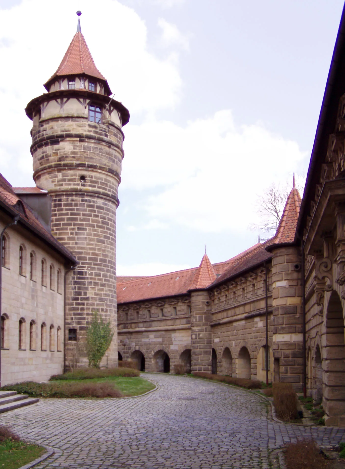 Photo showing: Innenhof der Festung in Lichtenau (MFR), Deutschland