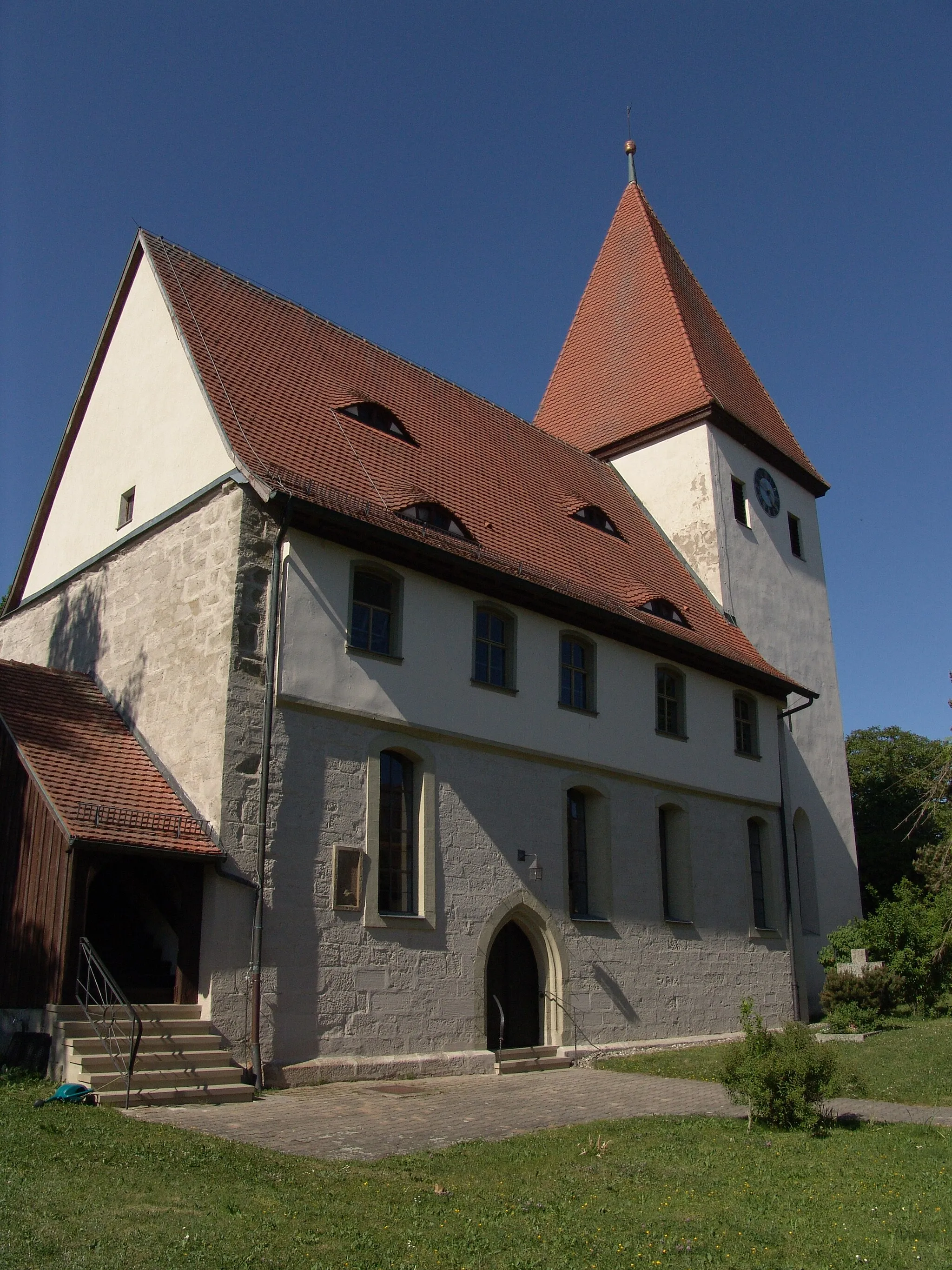 Photo showing: evang.-luth. Kirche St. Bartholomäus in Unternesselbach