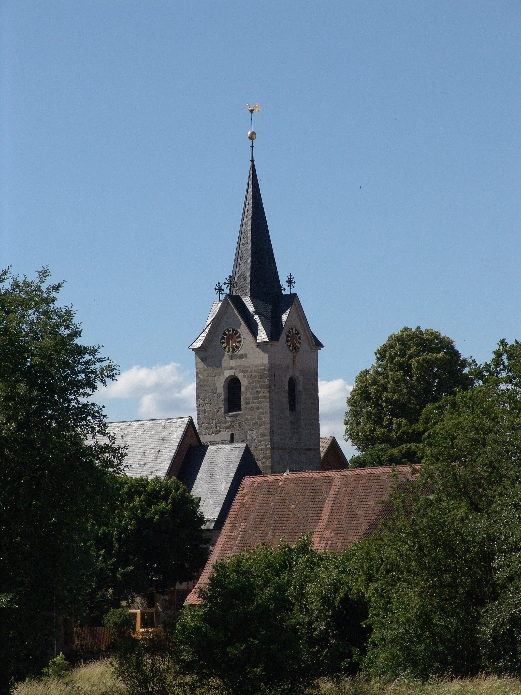 Photo showing: Stübach St. Bartholomäus