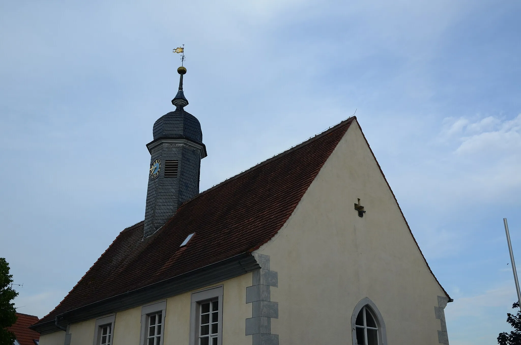 Photo showing: Evangelische Kirche in Brünnau