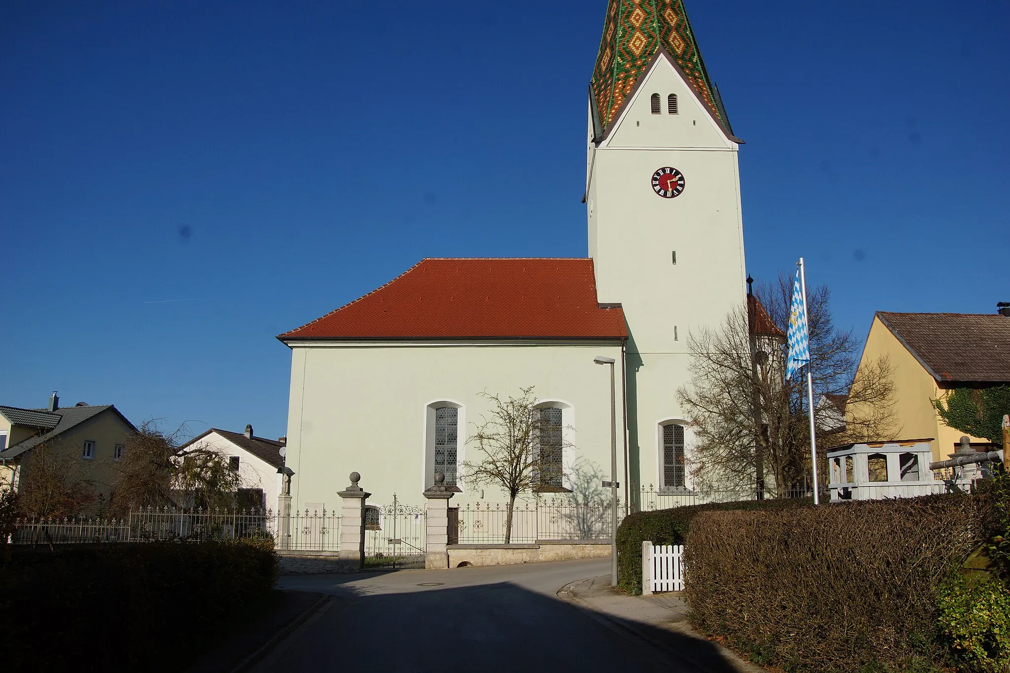 Photo showing: Evangelisch-lutherische Pfarrkirche St. Martin in Bieswang bei Pappenheim