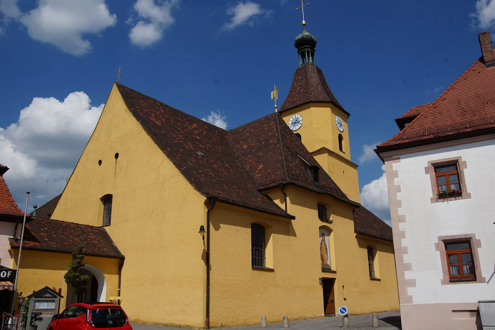 Photo showing: Pfarrkirche St. Nikolaus in Pleinfeld