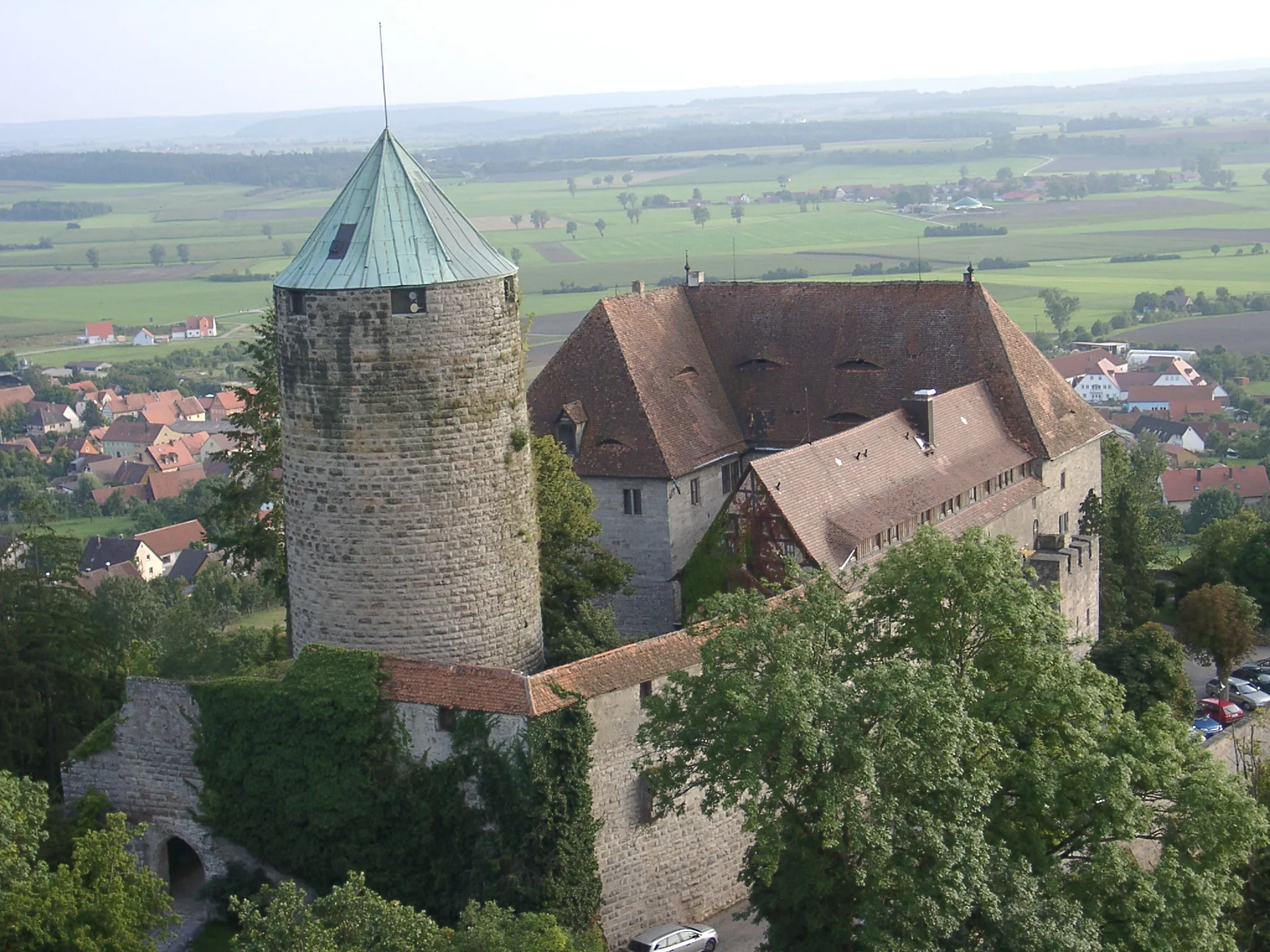 Photo showing: Burg Colmberg von der Rückseite.