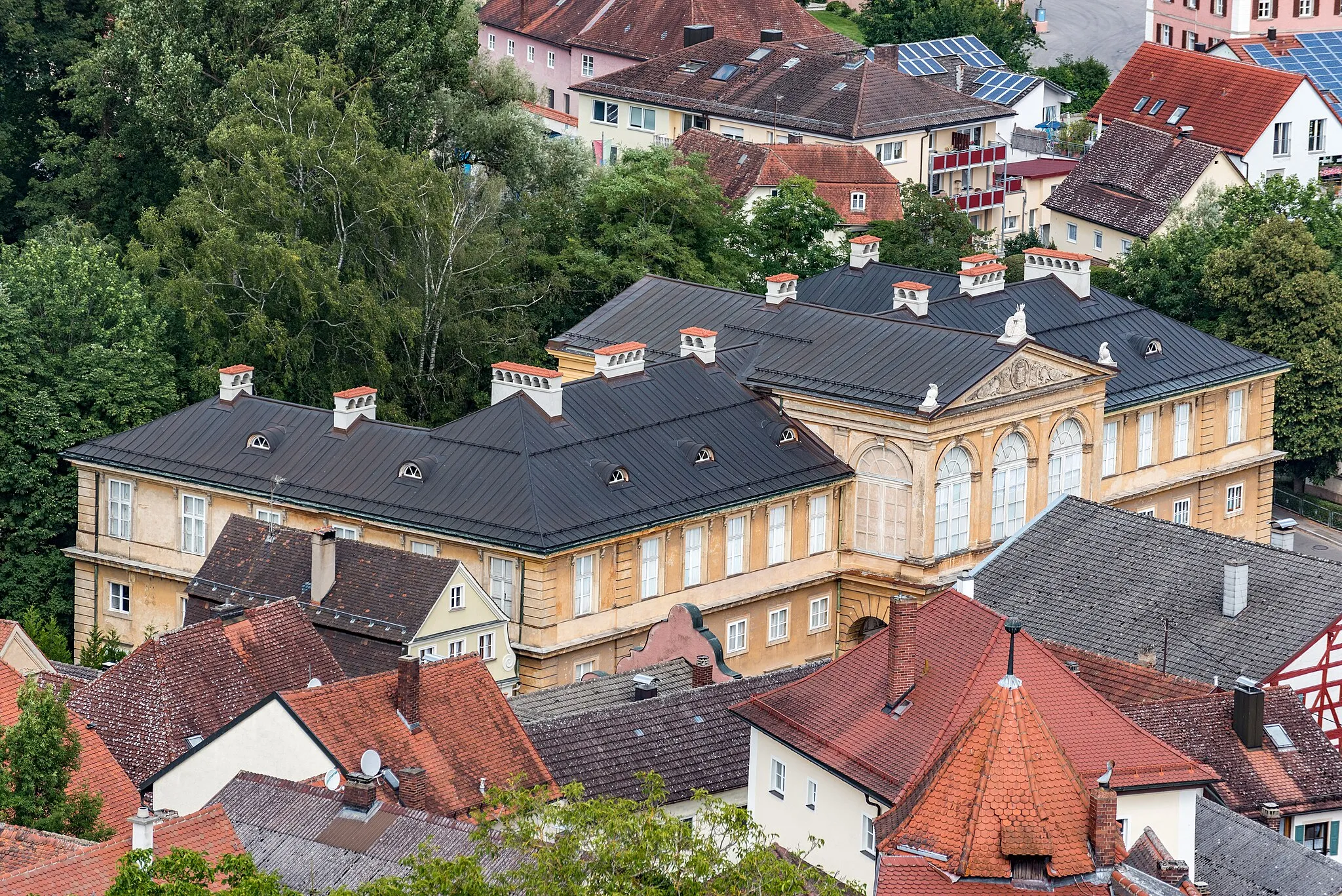 Photo showing: Pappenheim, Marktplatz 5, Neues Schloss