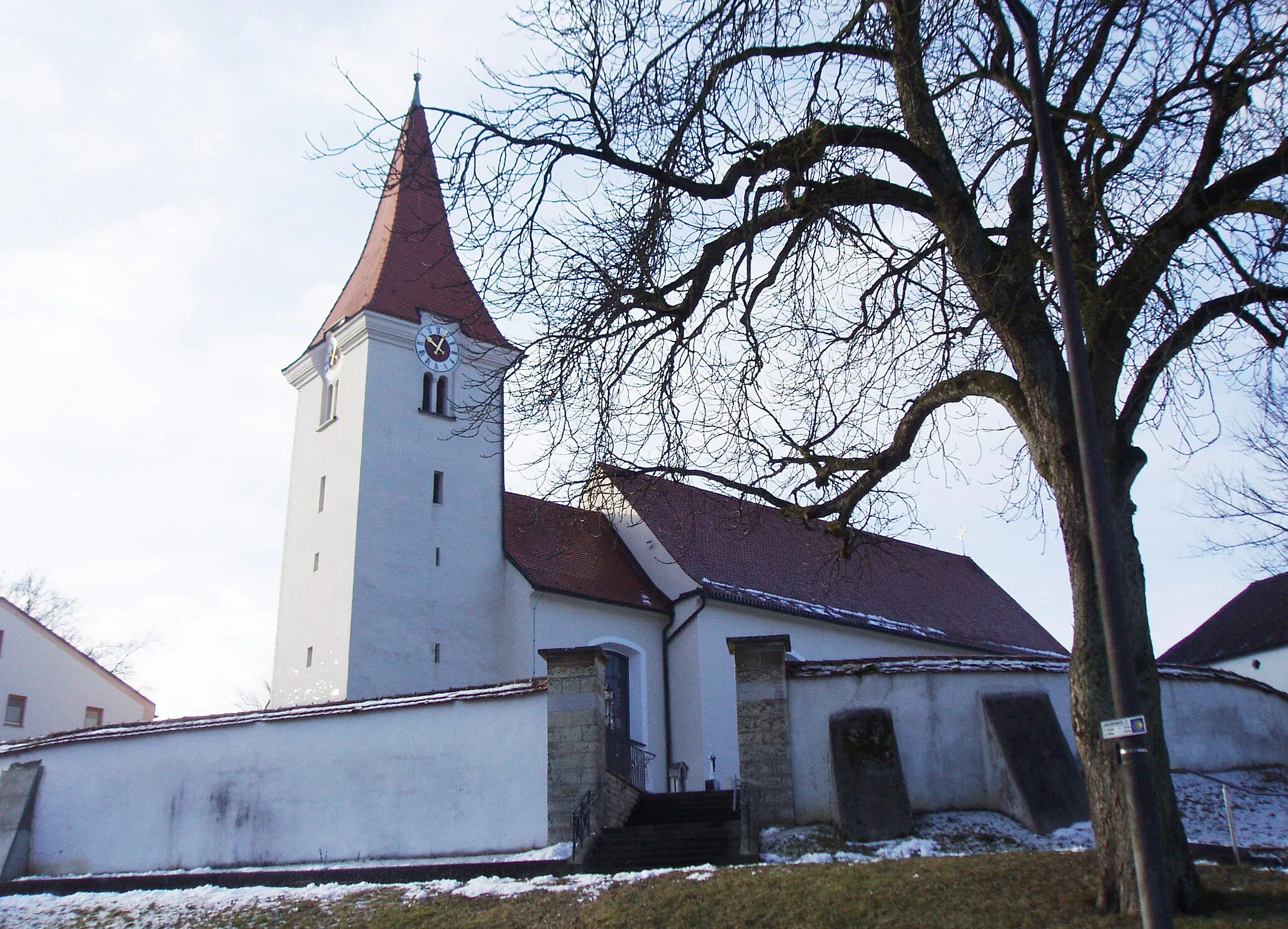 Photo showing: Böhmfeld im Landkreis Eichstätt, Kath. Pfarrkirche