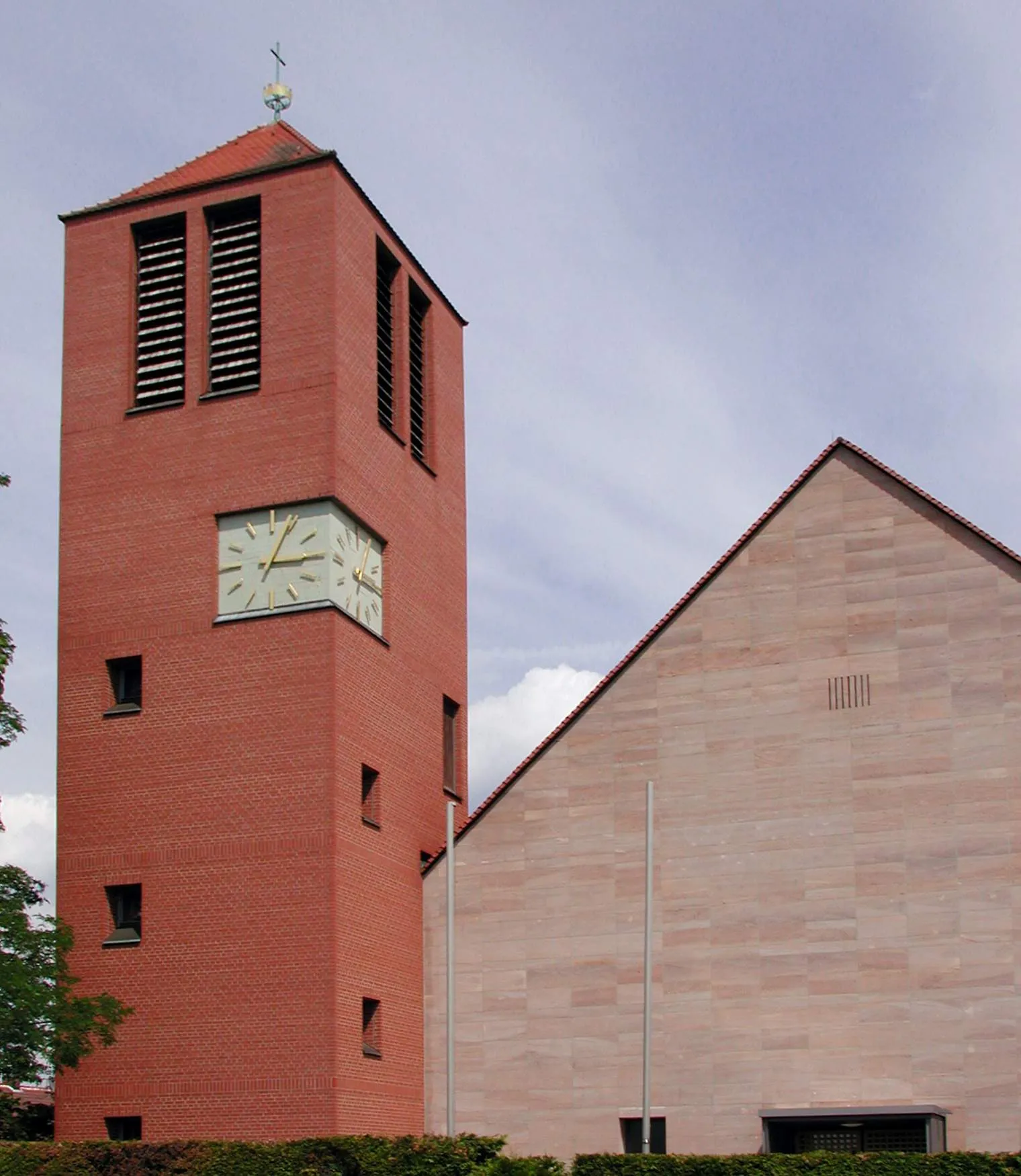 Photo showing: Kornburg, Roman-Catholic Parish Church of Regina Coeli from west.