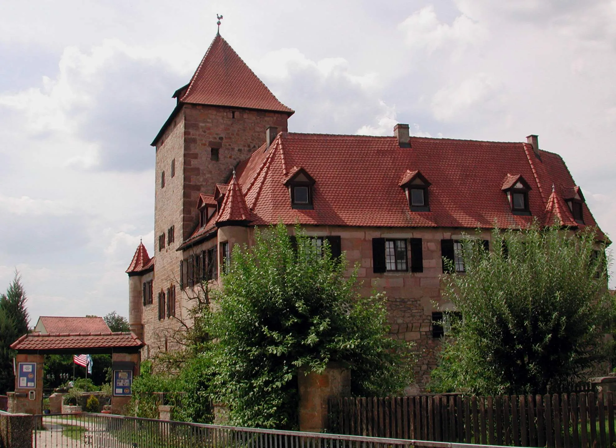 Photo showing: Picture of the castle in Kornburg.