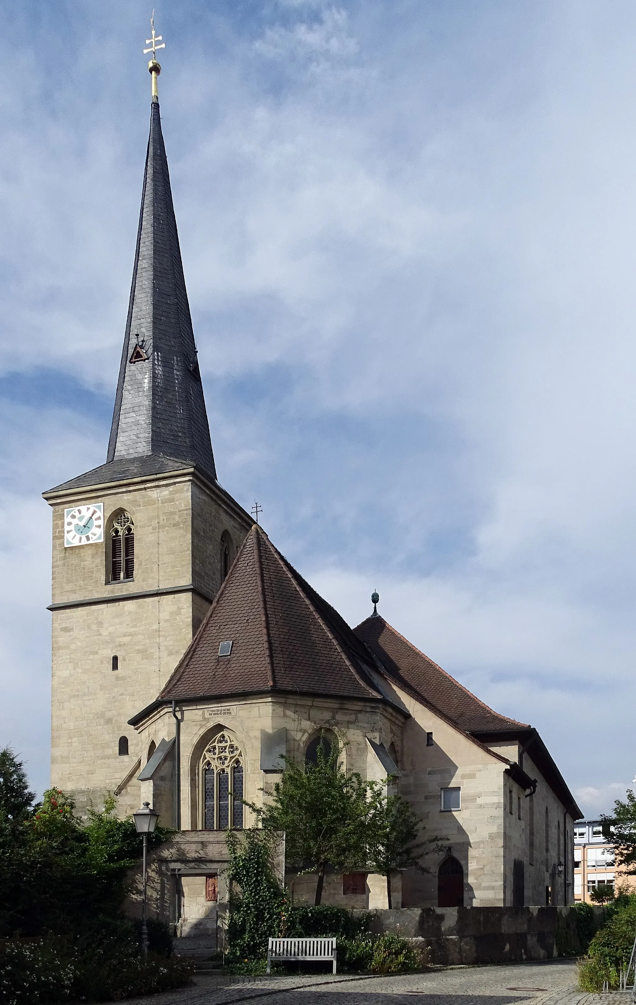 Photo showing: Catholic parish church of St. Vitus in Burgebrach, Kirchplatz 1