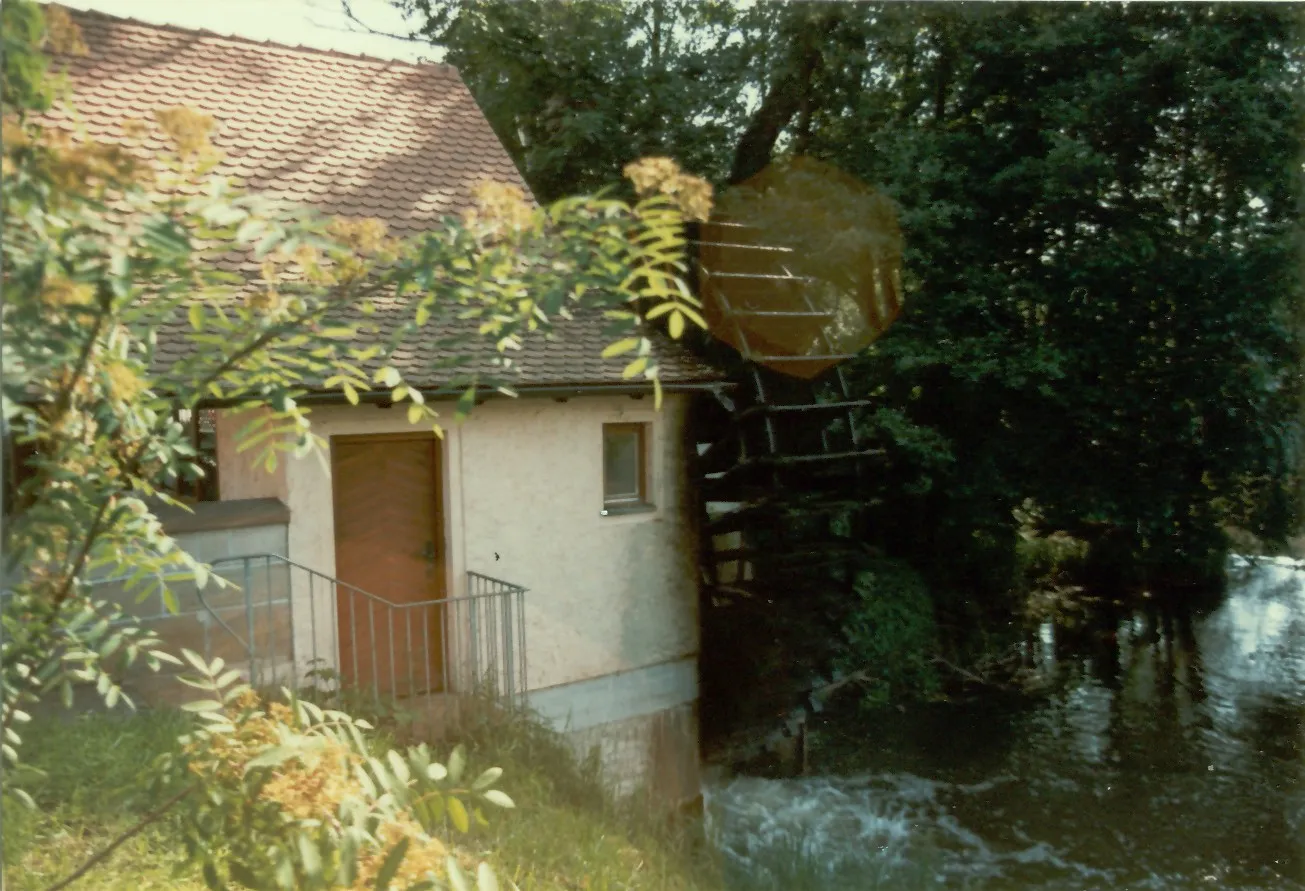Photo showing: Wasserrad bei Georgensgmünd (Mittelfranken)