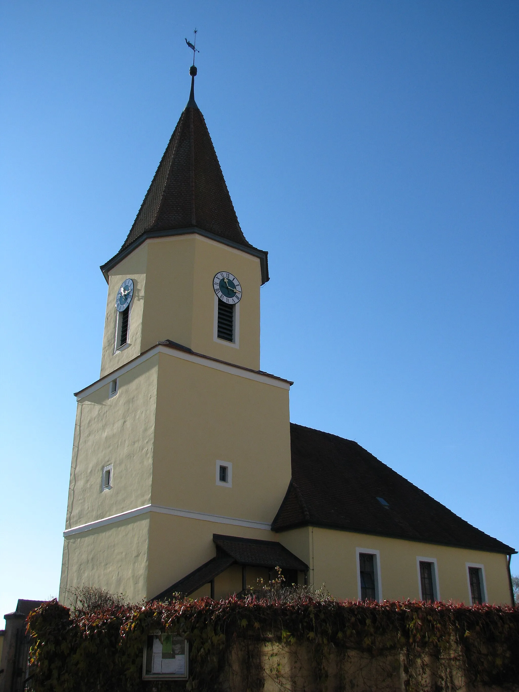 Photo showing: Kirche St. Georg in Bergen im Landkreis Weißenburg-Gunzenhausen