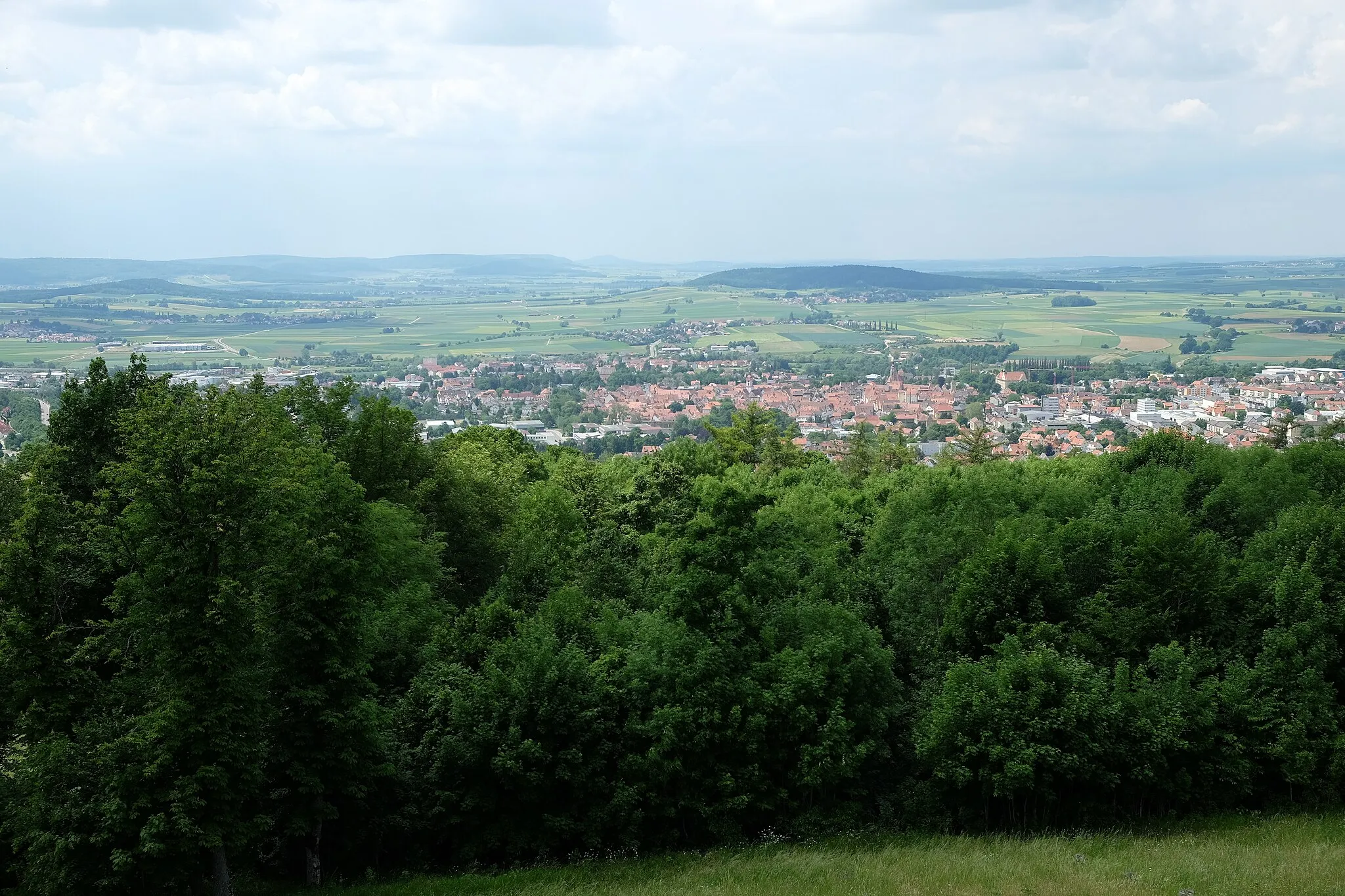 Photo showing: Blick auf Weißenburg von der Wülzburg