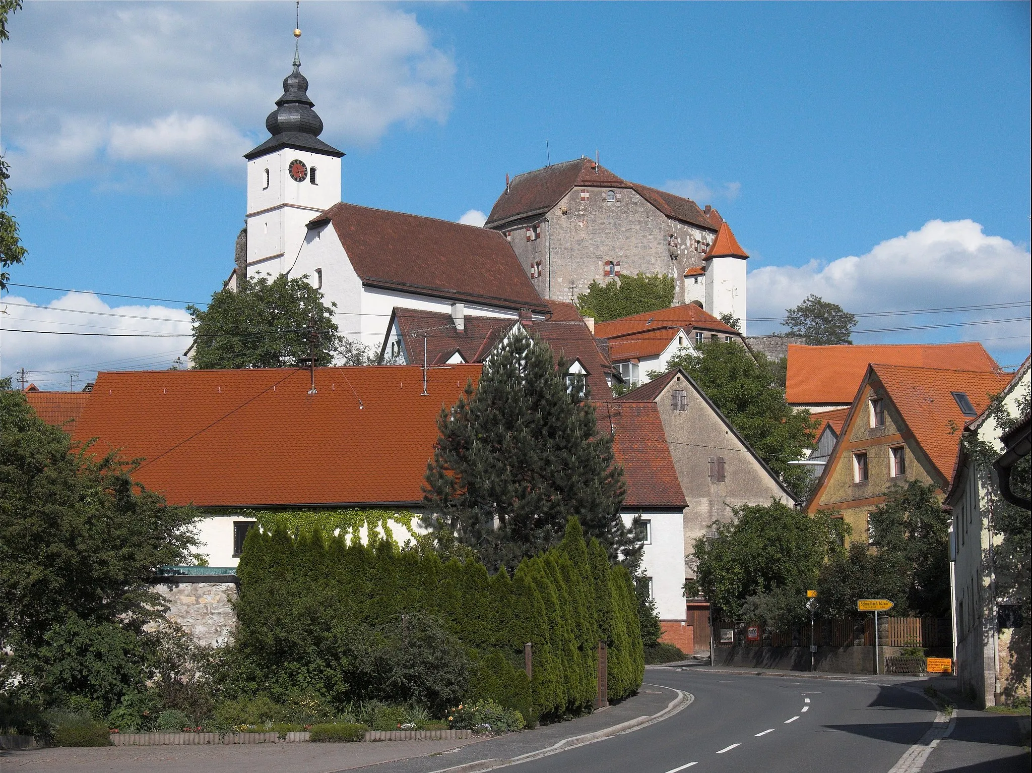 Photo showing: Westansicht von Hiltpoltstein