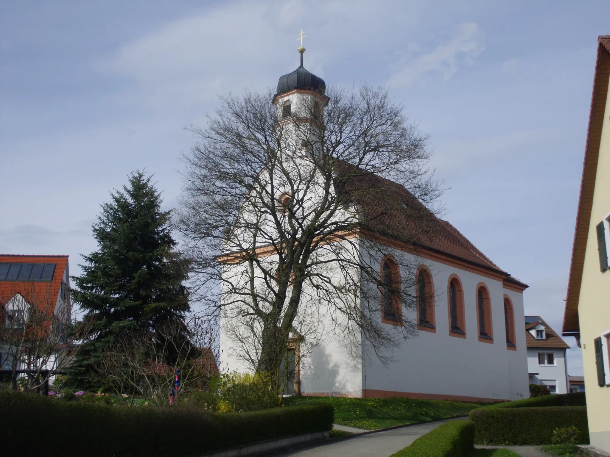 Photo showing: Gnotzheim im mittelfränkischen Landkreis Weißenburg-Gunzenhausen, Kirche St. Georg