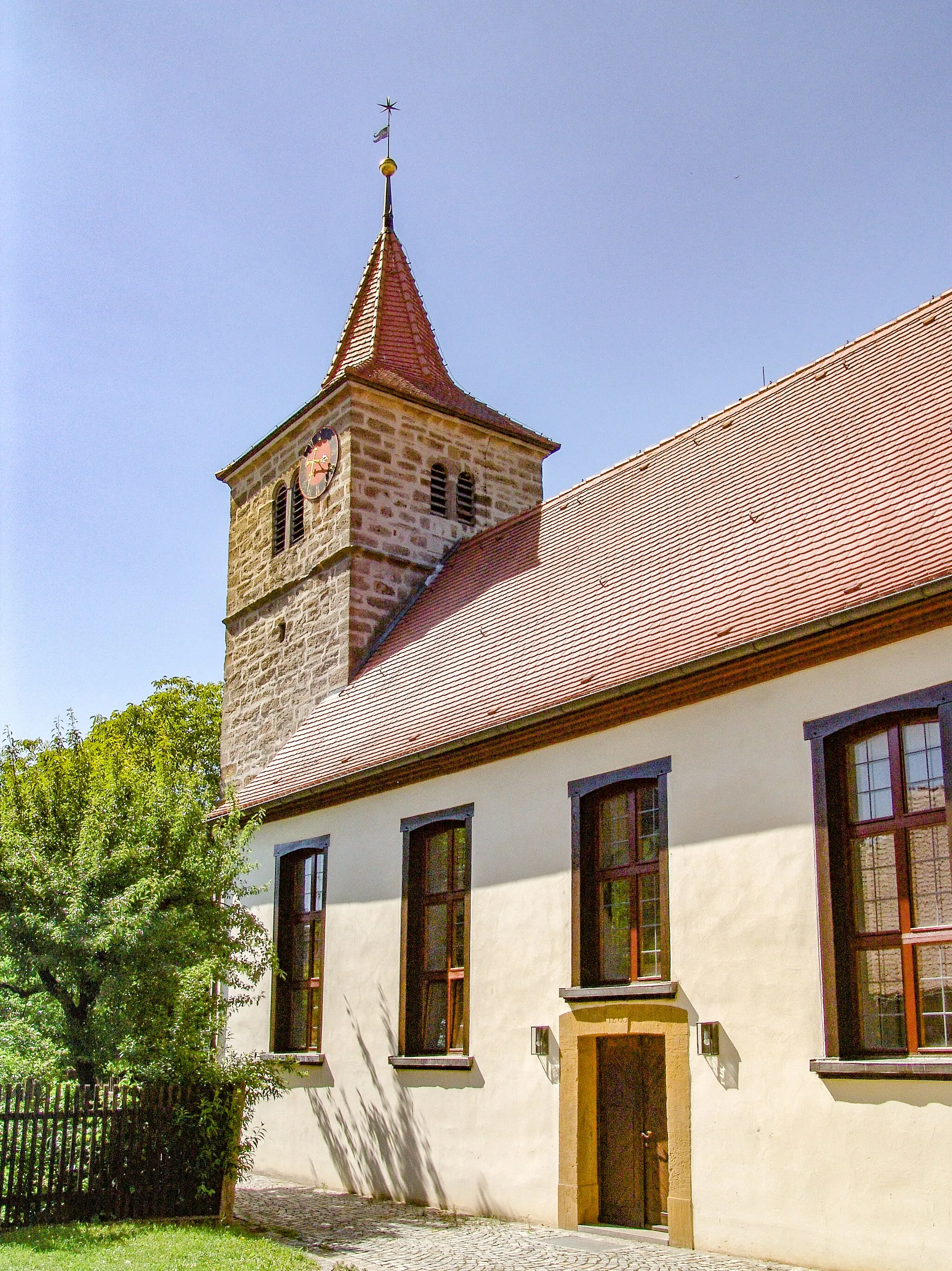 Photo showing: Evang-Luth. Kirche St. Kilian in Marktbergl