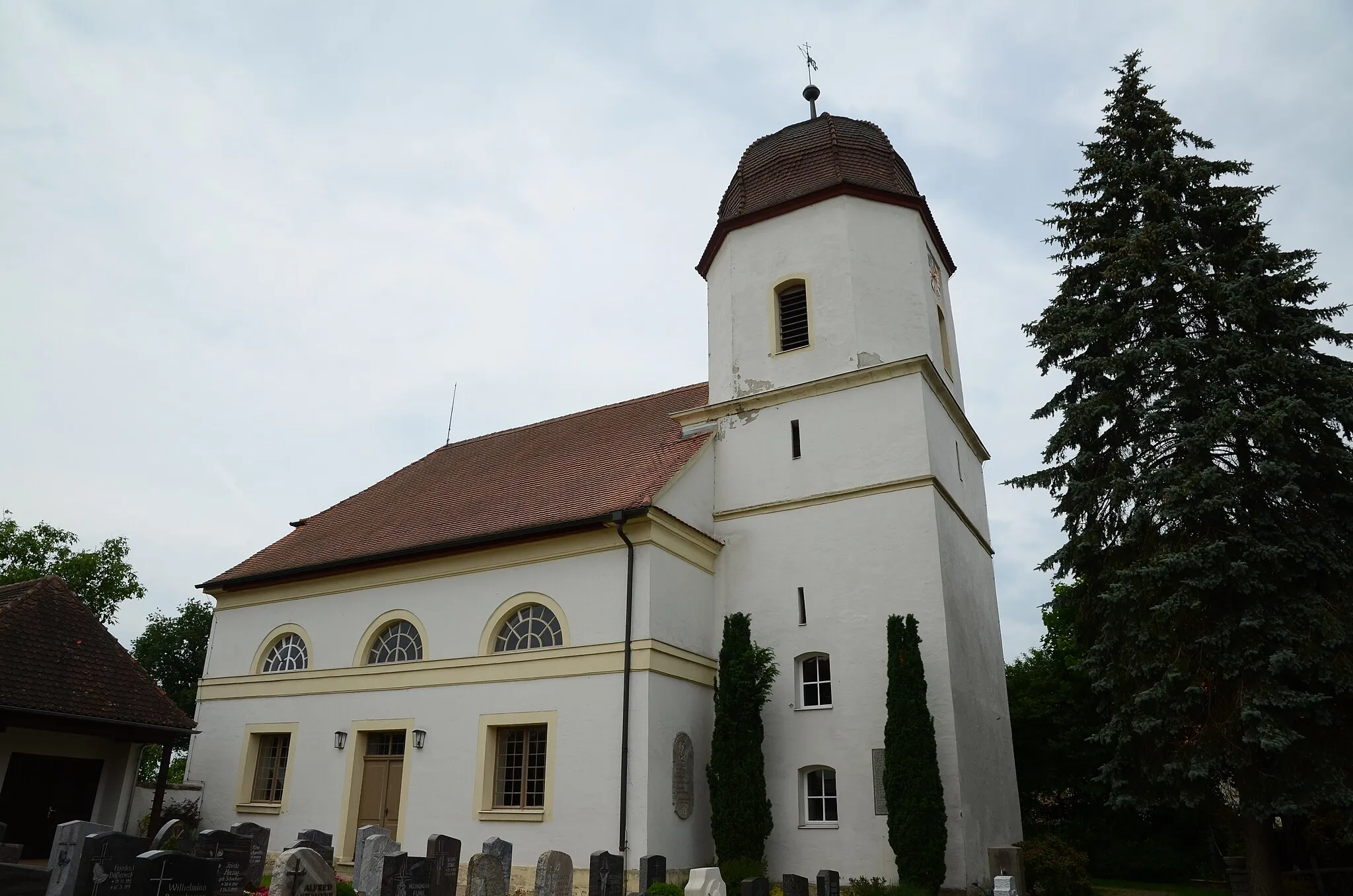 Photo showing: Cyriakuskirche Oberschwaningen