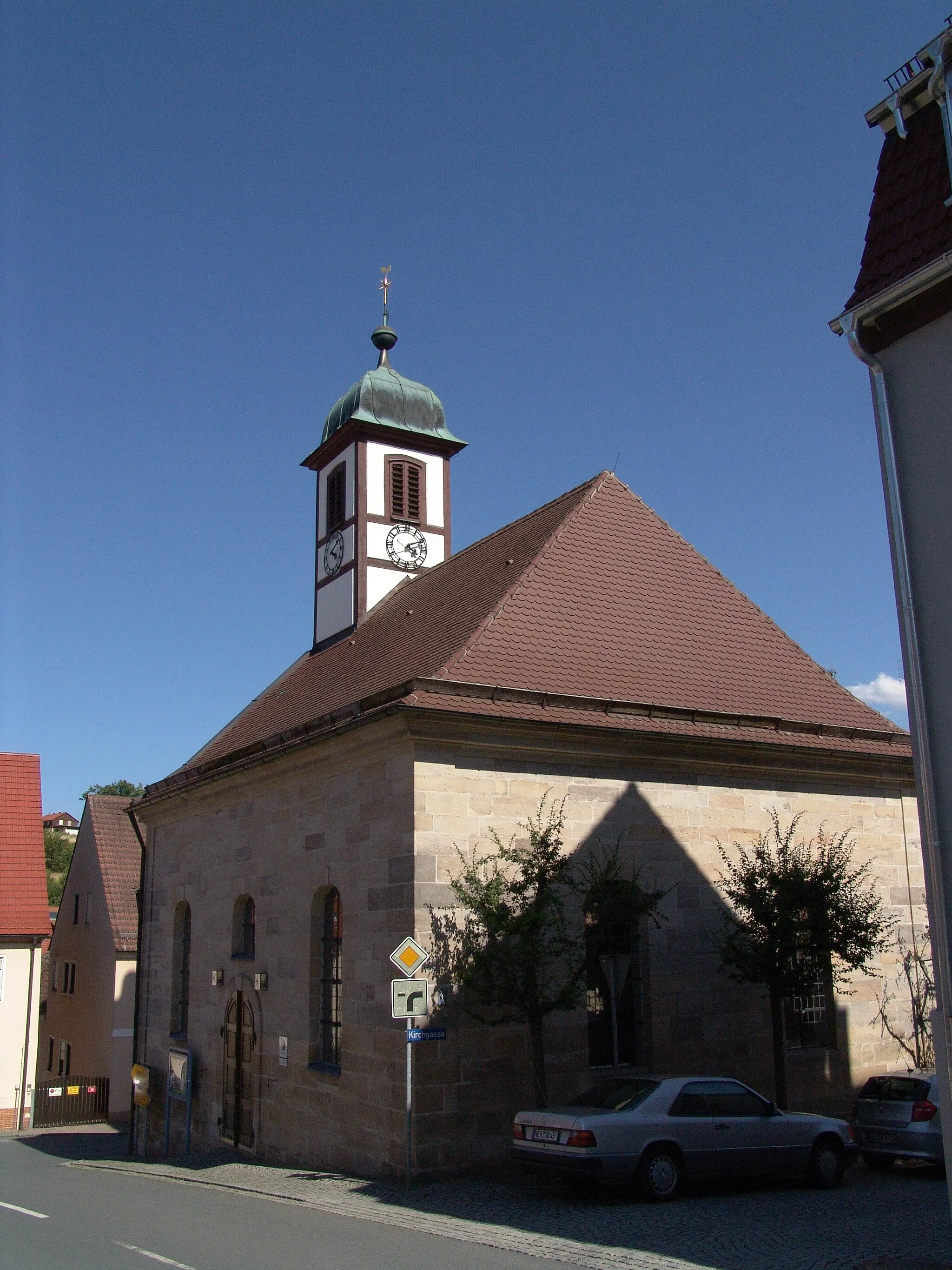 Photo showing: Wilhelmsdorf, Hugenottenkirche