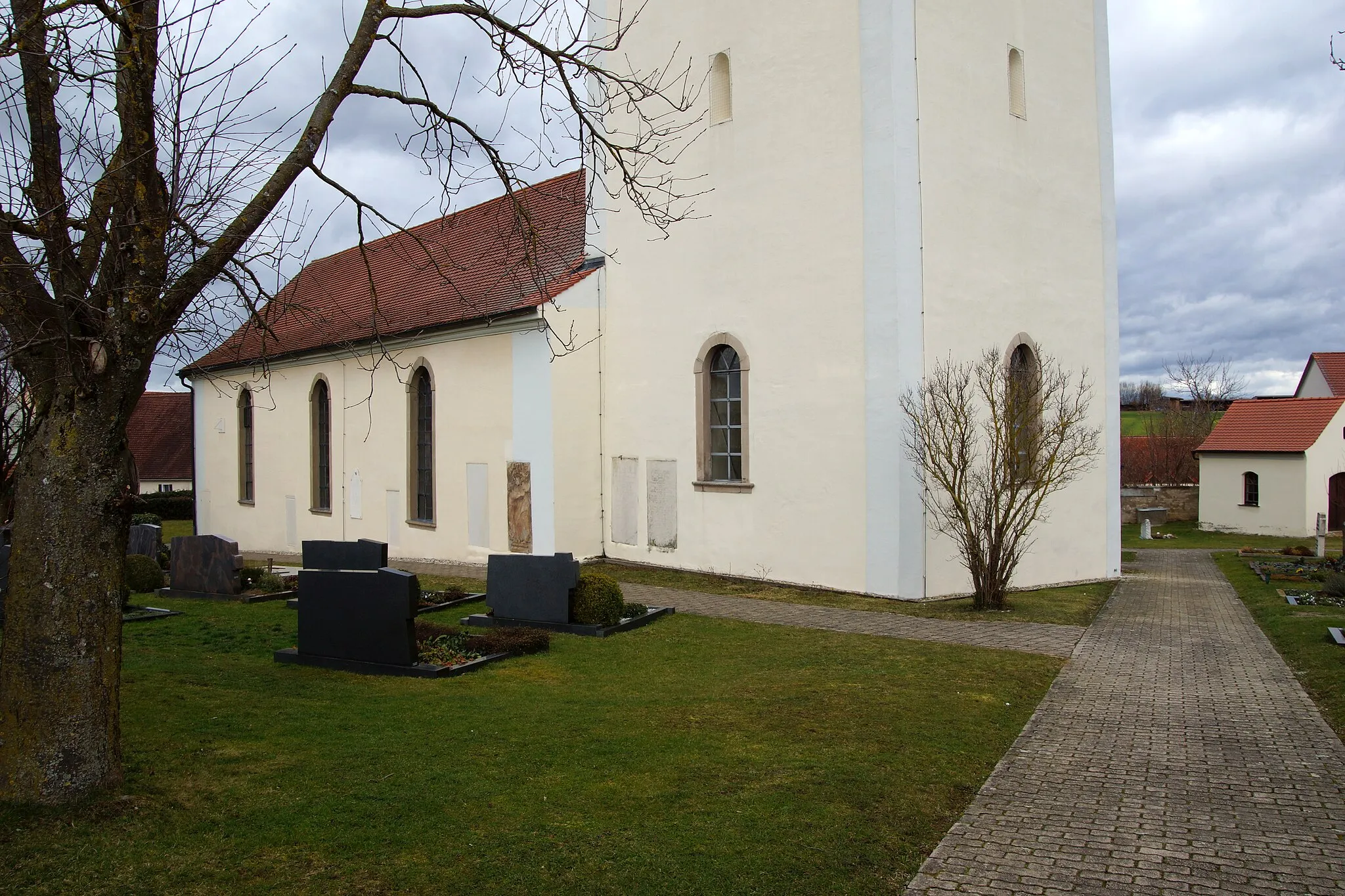 Photo showing: St Johannis in Ettenstatt bei Weissenburg