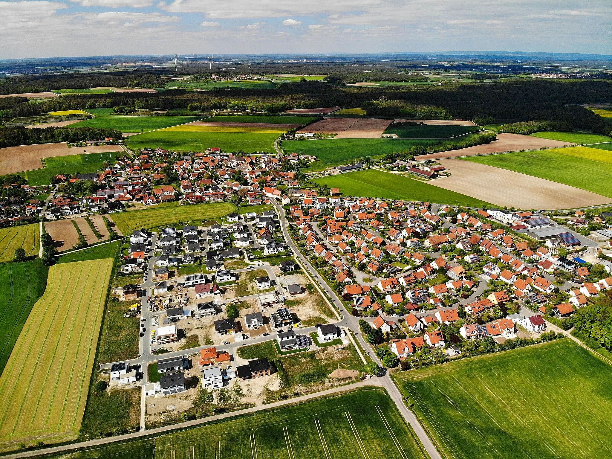 Photo showing: Oberreichenbach (Mittelfranken) Luftaufnahme (2020)