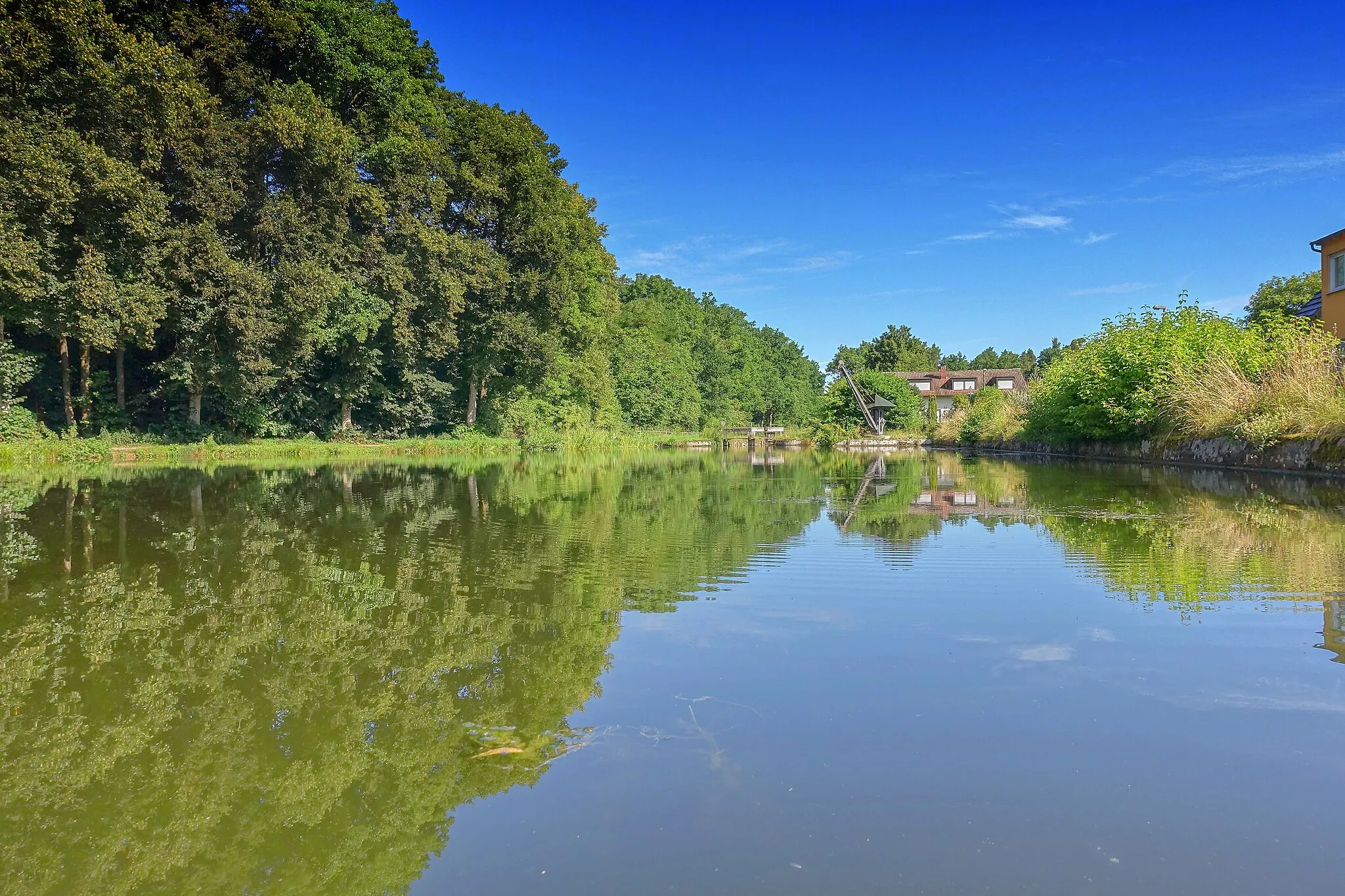 Photo showing: Ludwigs-Main-Donau-Kanal, Kanalhafen, Worzeldorf