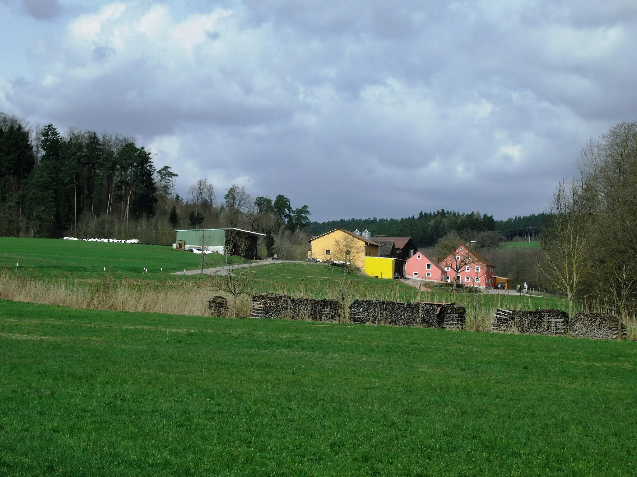 Photo showing: Walkmühle, Ortsteil von Ansbach in Mittelfranken