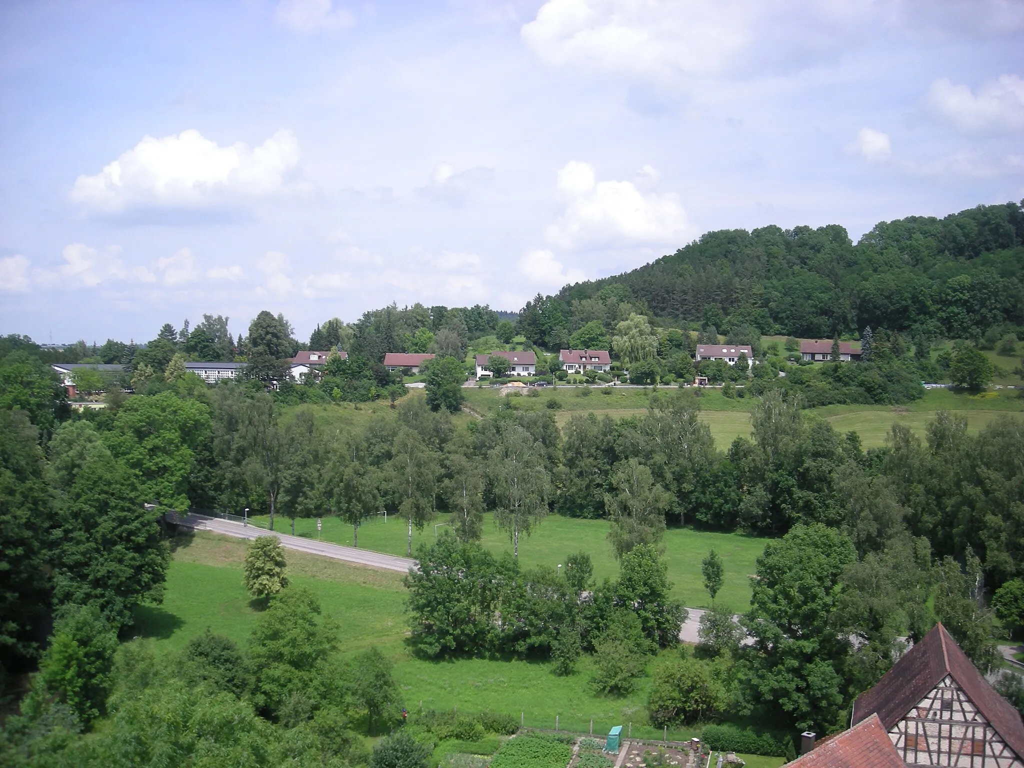 Photo showing: A view from the Altstadt in Vellberg, Baden-Württemberg (Germany).