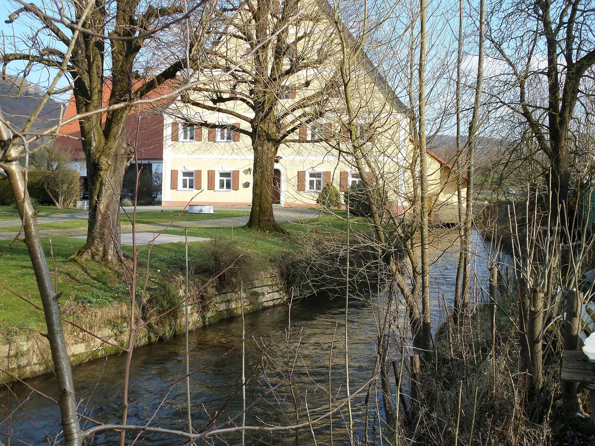 Photo showing: Happurger Straße 7 Mühle D-5-74-147-69 und Högenbach