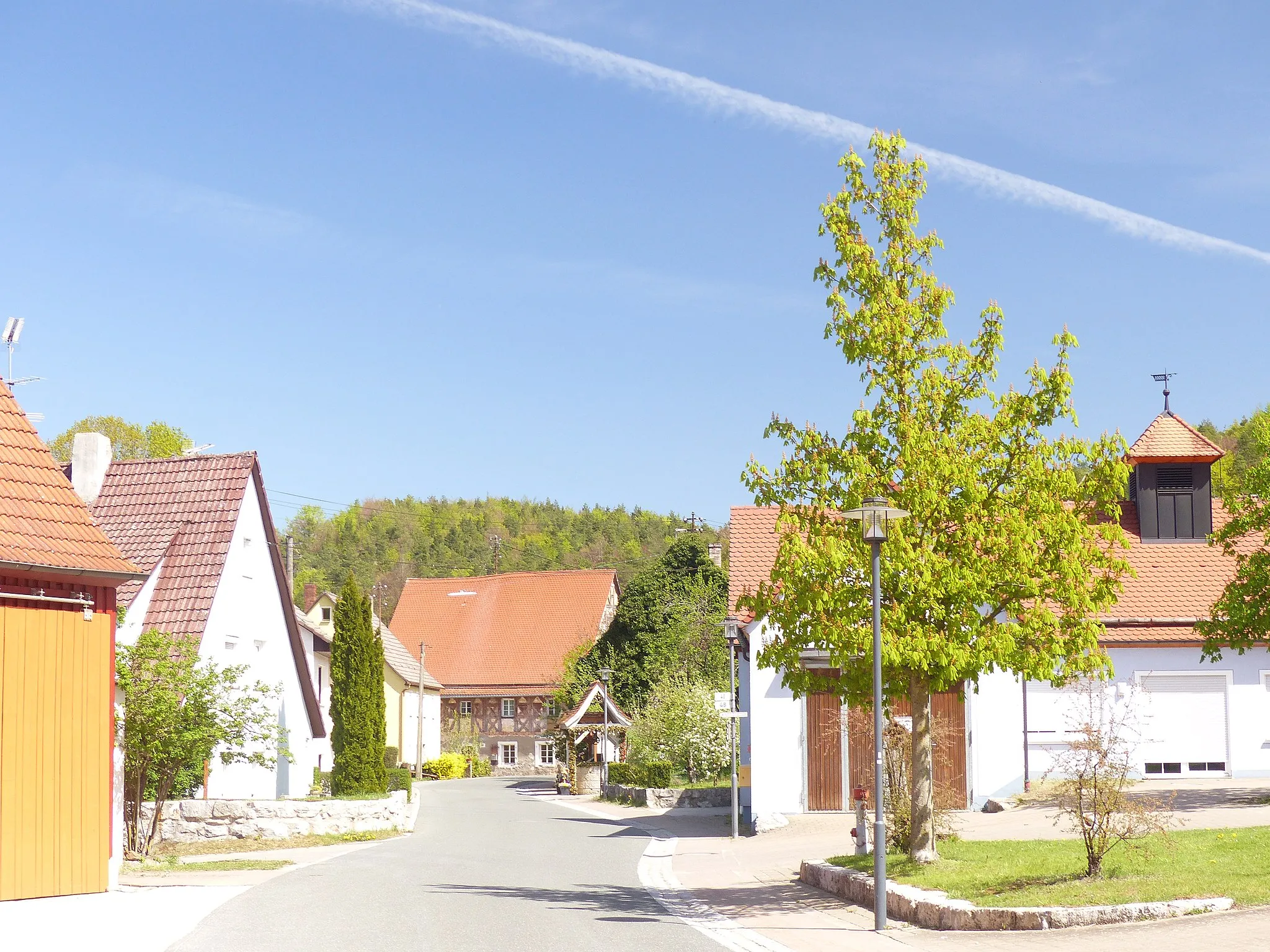 Photo showing: The village Schossaritz, a district of the municipality of Hiltpoltstein