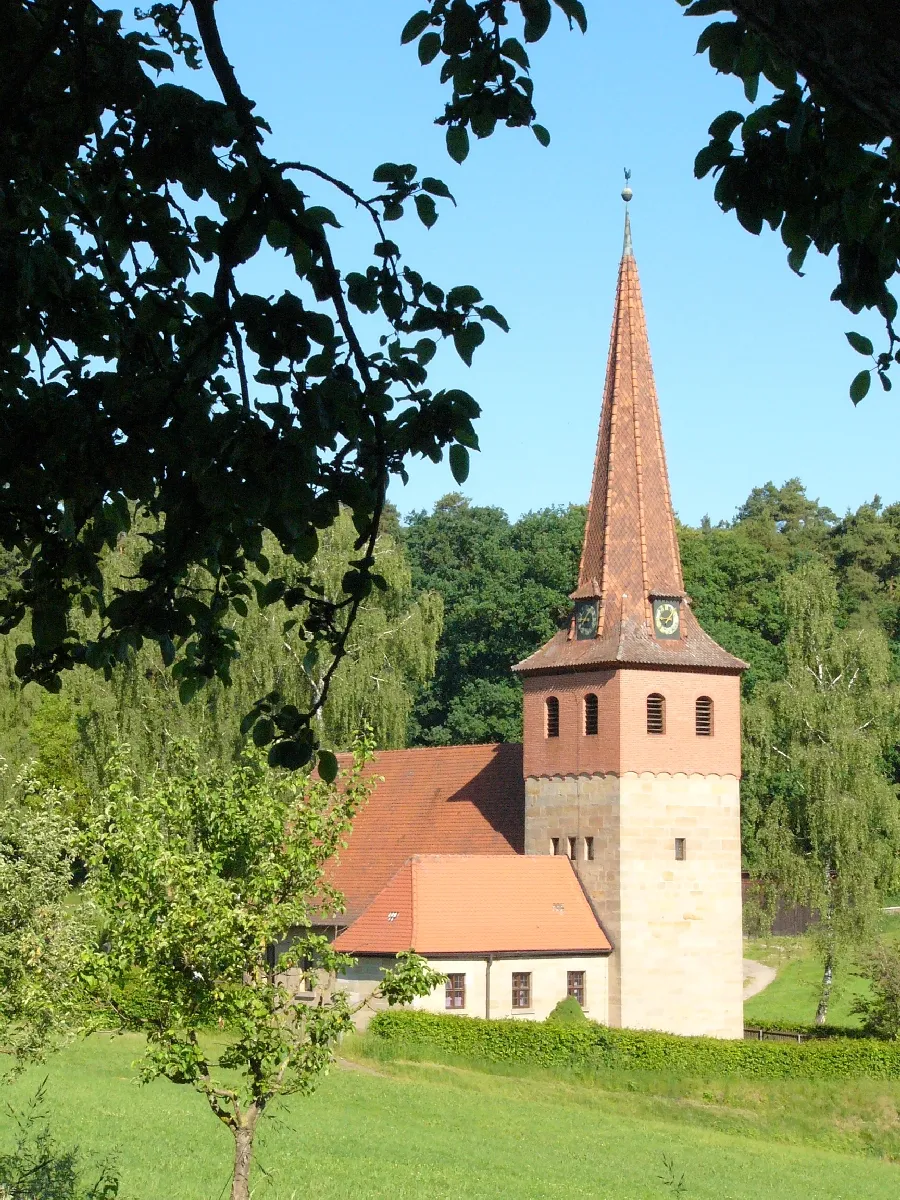 Photo showing: Christ Church Unterrottmannsdorf near Lichtenau